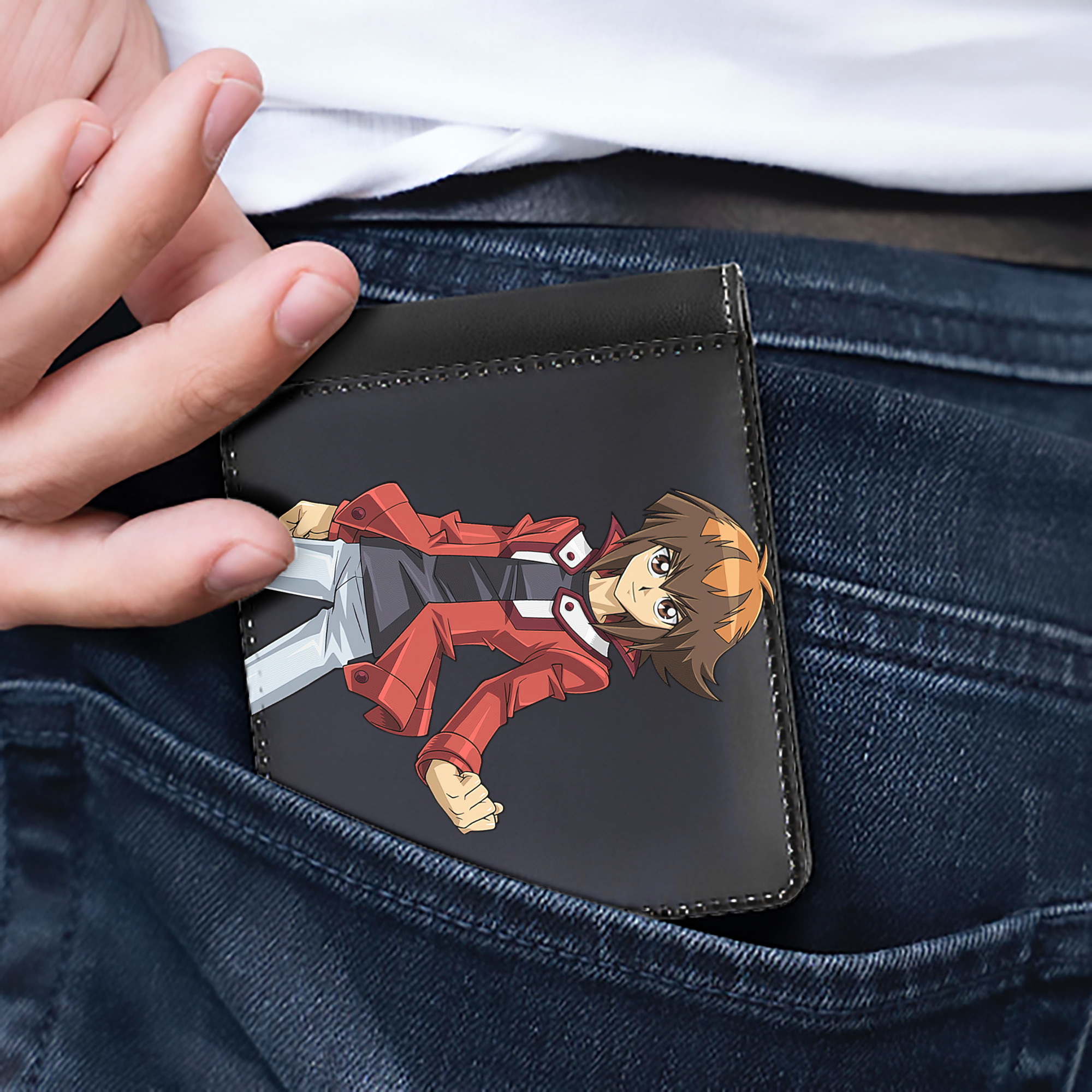 （画像用） 遊☆戯☆王 Yu-Gi-Oh! 二つ折り革財布