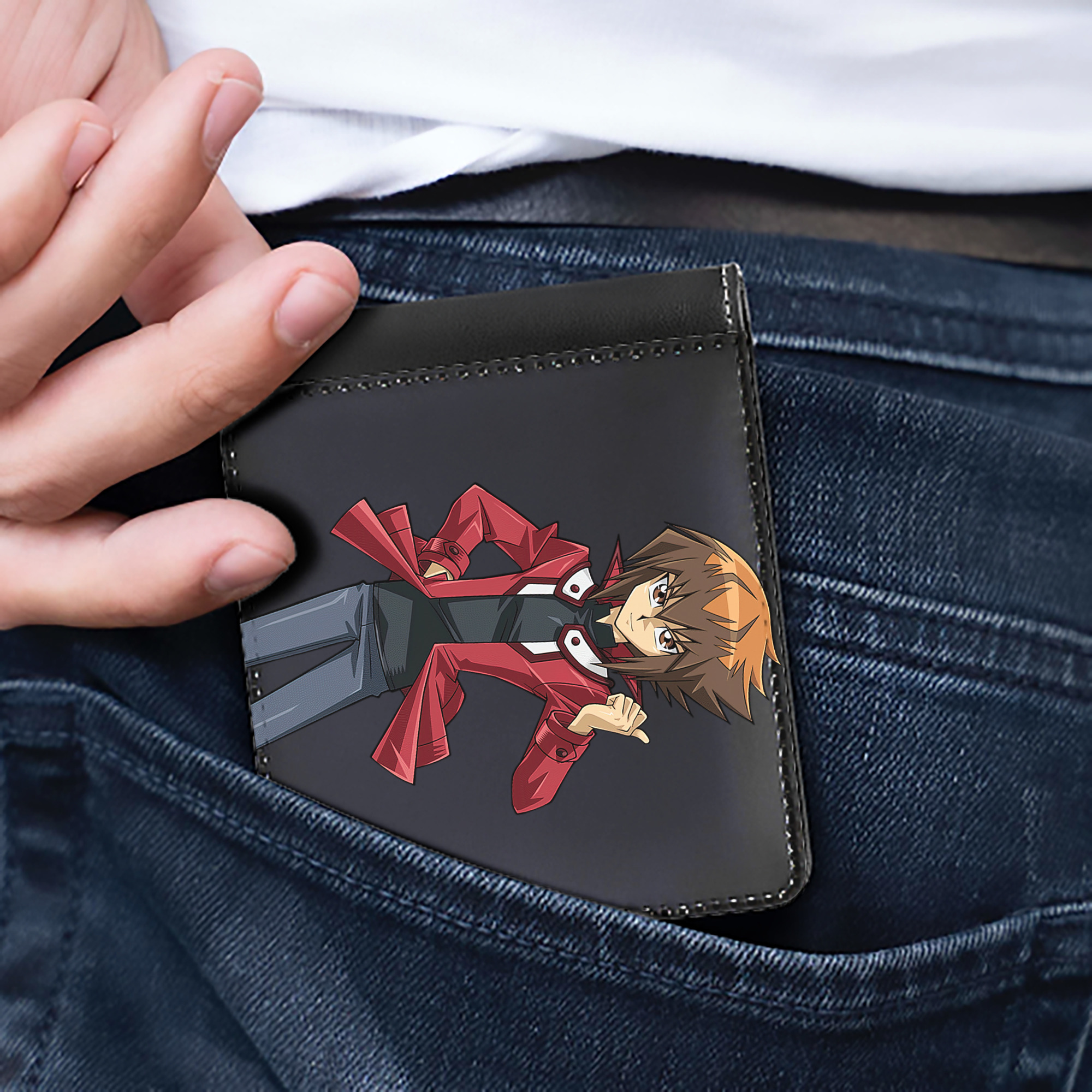 （画像用） 遊☆戯☆王 Yu-Gi-Oh! 二つ折り革財布