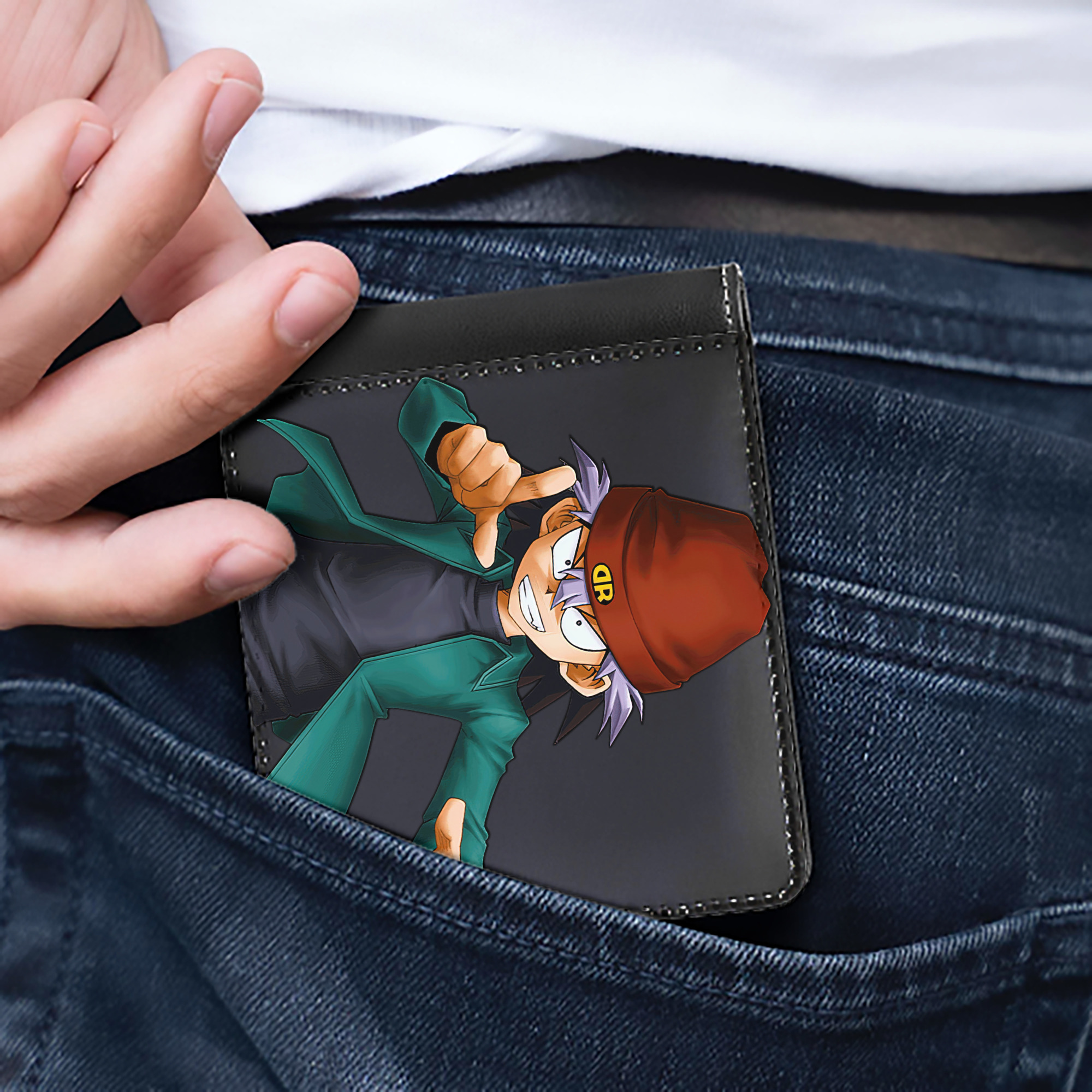 （画像用） 遊☆戯☆王 Yu-Gi-Oh! 二つ折り革財布