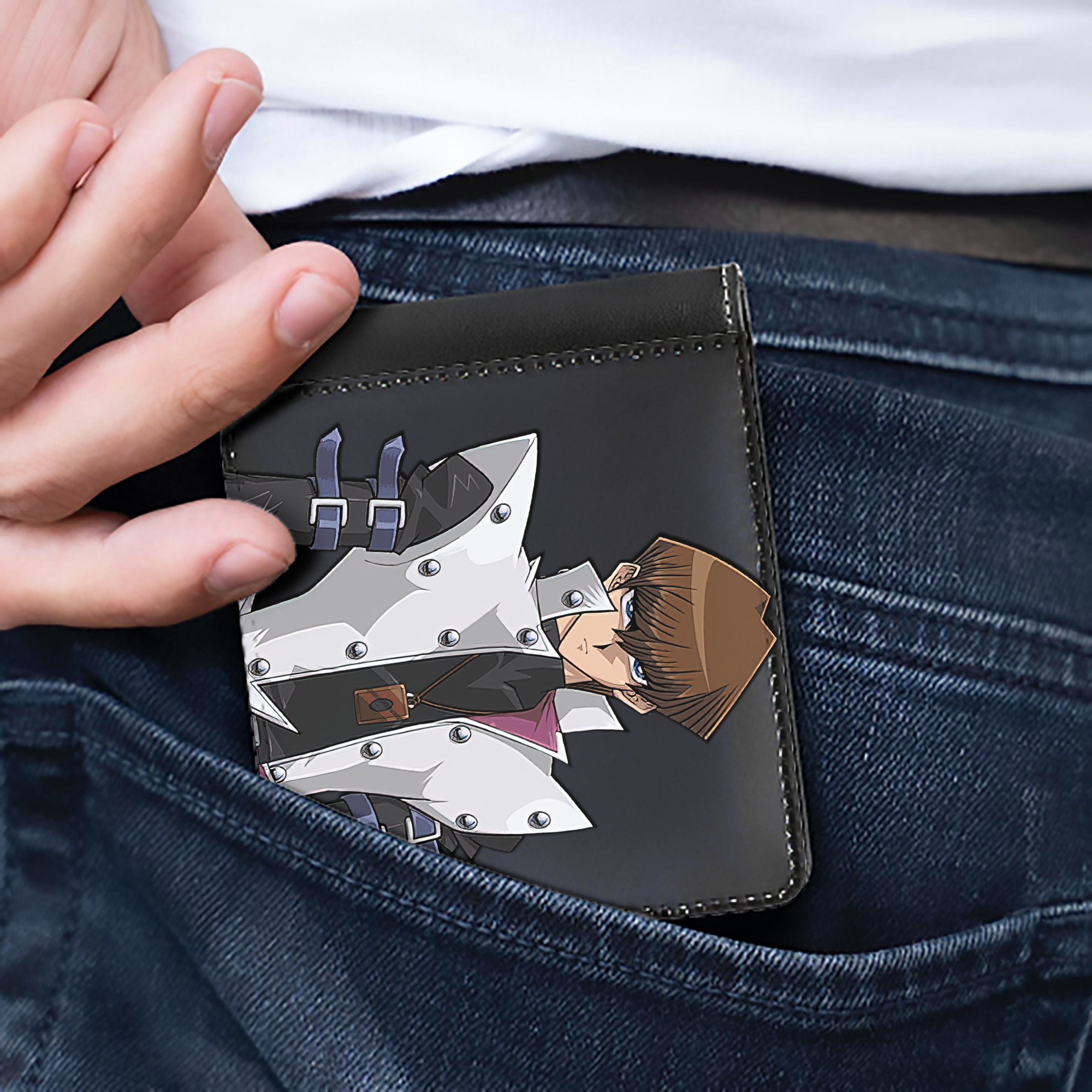 （画像用） 遊☆戯☆王 Yu-Gi-Oh! 二つ折り革財布