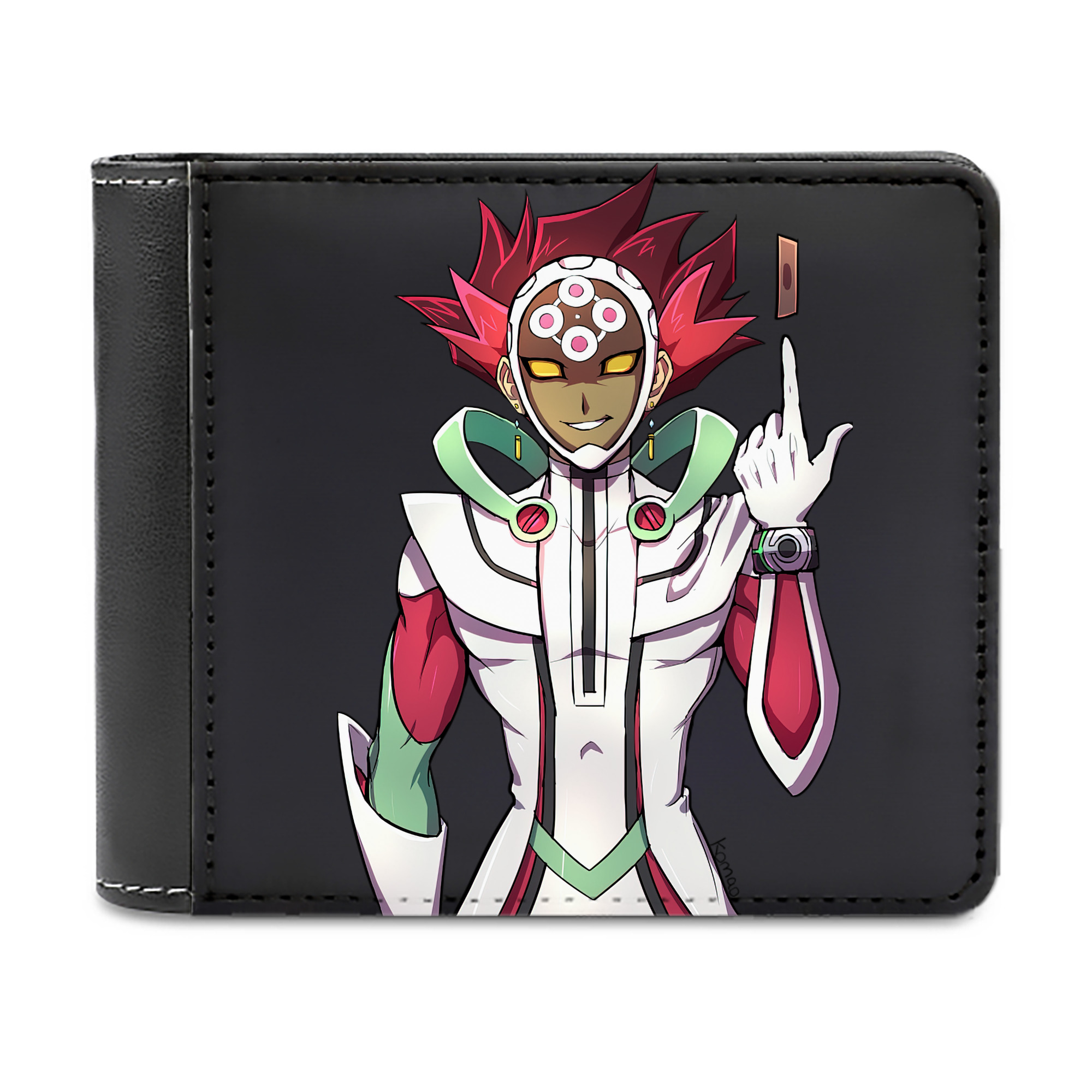 （画像用） 遊☆戯☆王 Yu-Gi-Oh! 二つ折り革財布