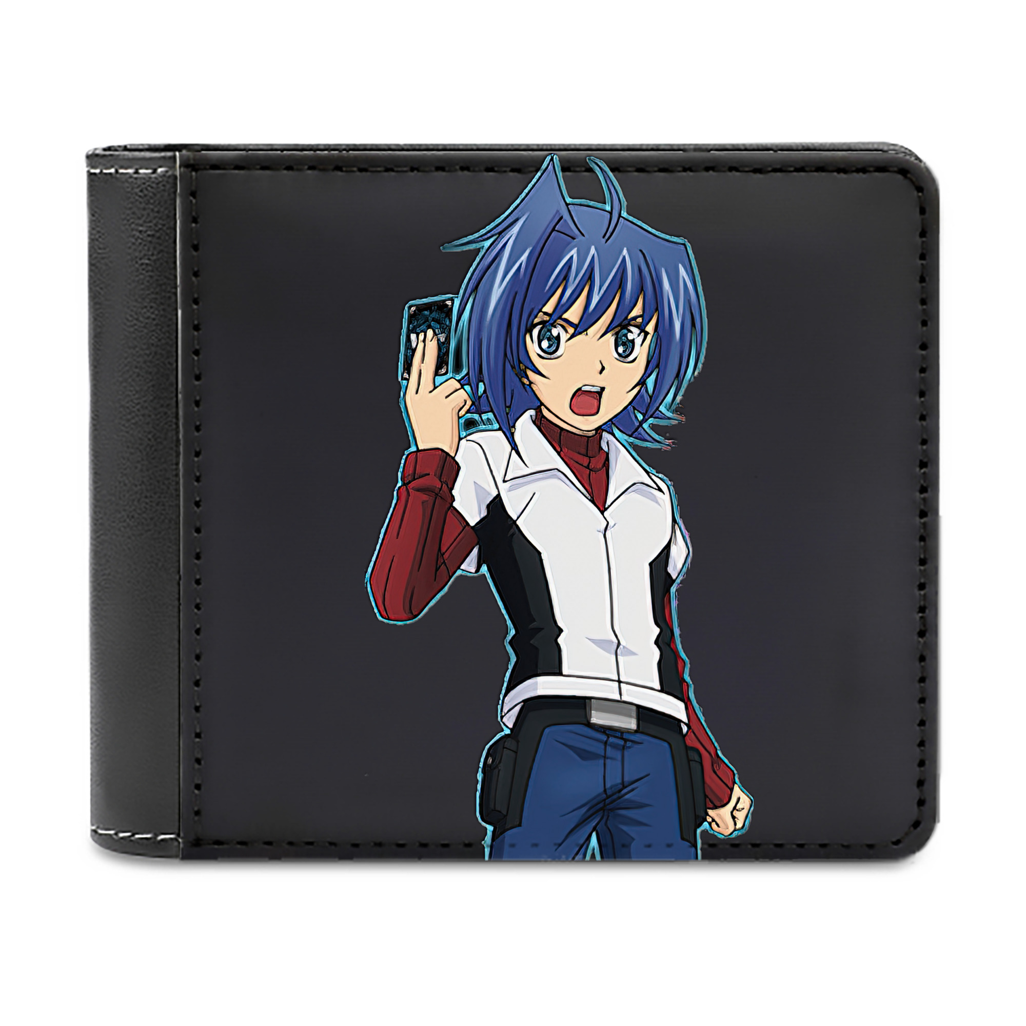 （画像用） 遊☆戯☆王 Yu-Gi-Oh! 二つ折り革財布