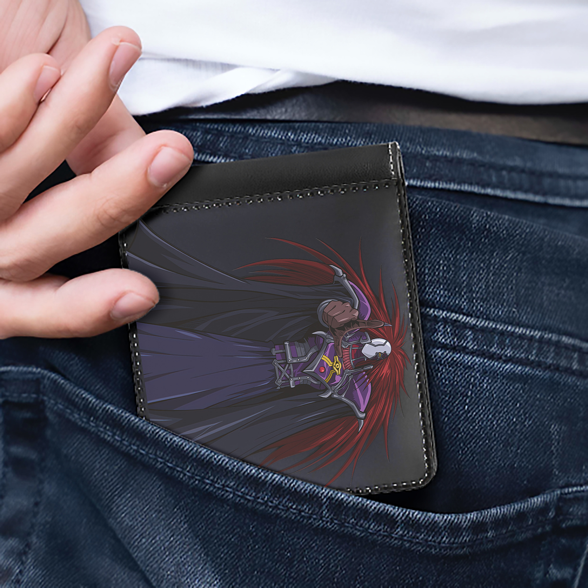 （画像用） 遊☆戯☆王 Yu-Gi-Oh! 二つ折り革財布