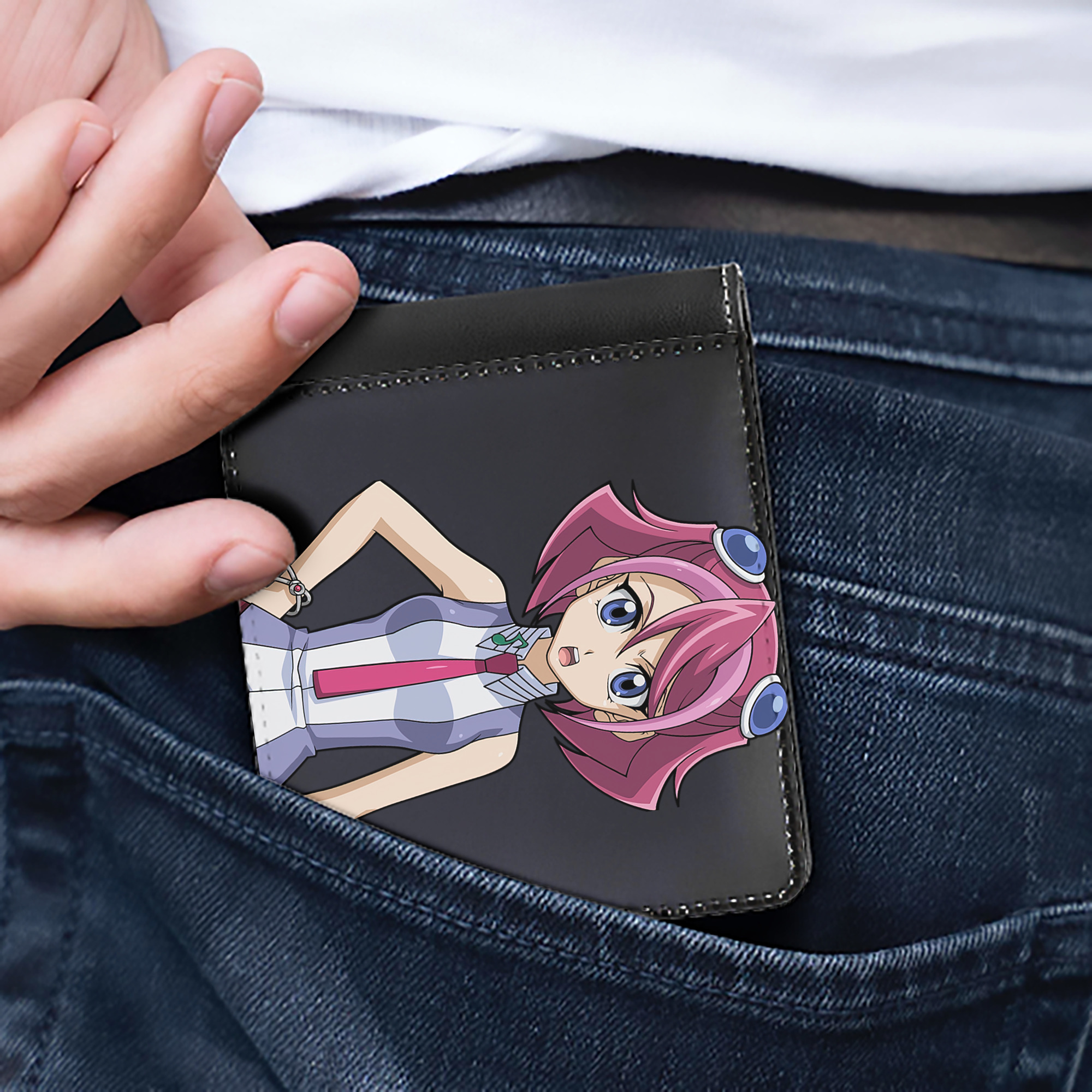 （画像用） 遊☆戯☆王 Yu-Gi-Oh! 二つ折り革財布