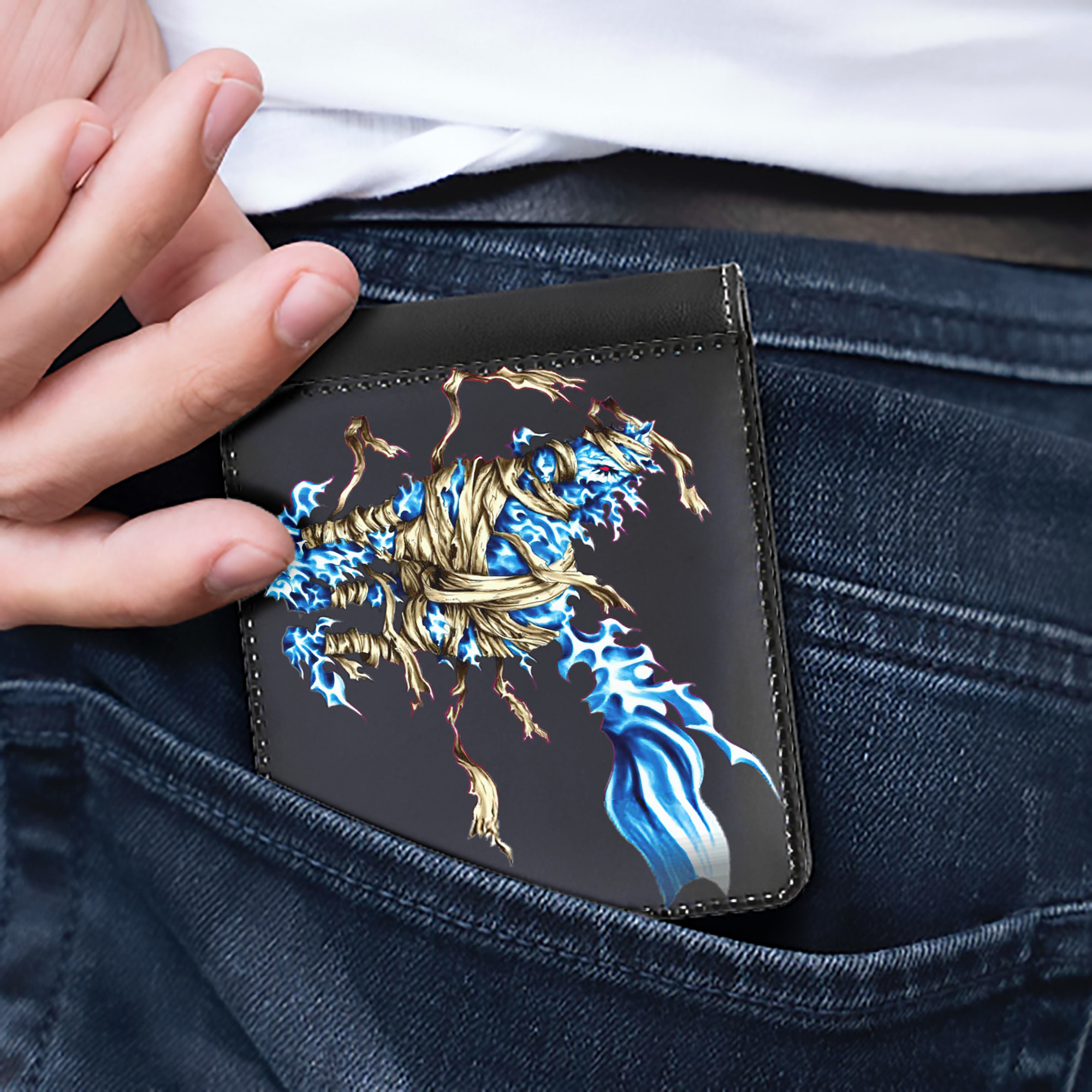 （画像用） 遊☆戯☆王 Yu-Gi-Oh! 二つ折り革財布