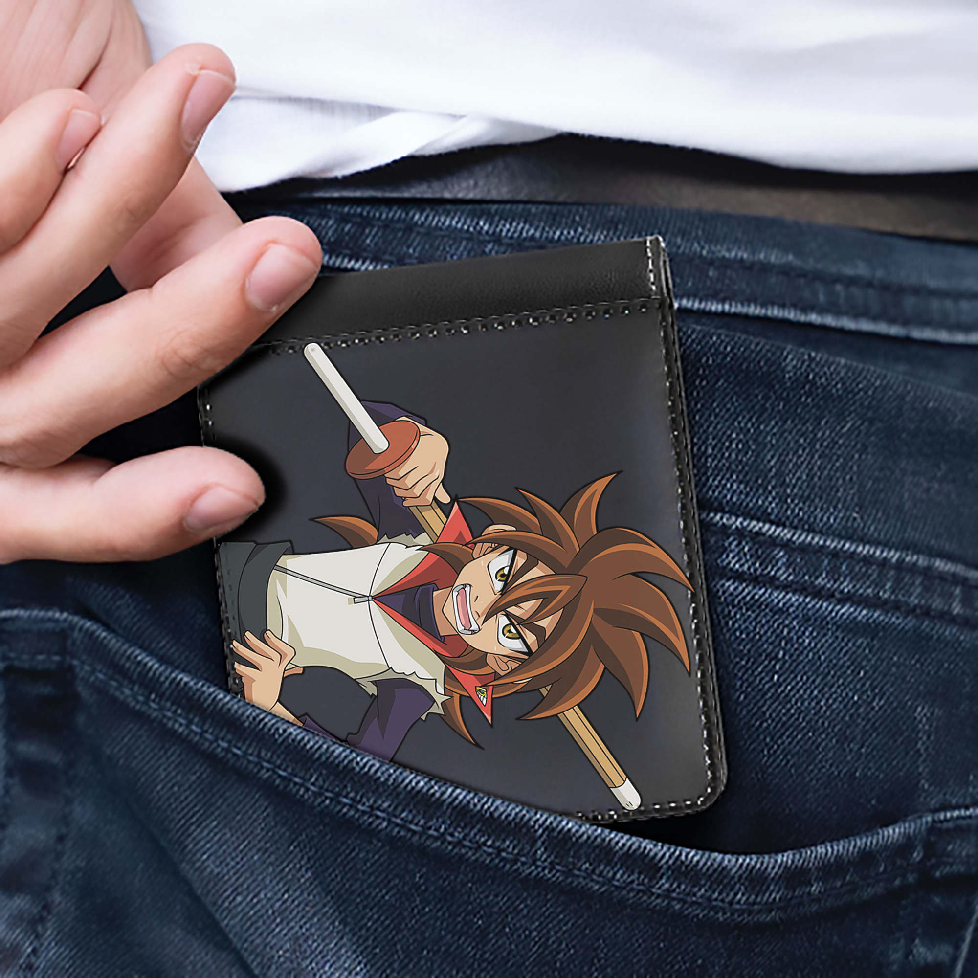 （画像用） 遊☆戯☆王 Yu-Gi-Oh! 二つ折り革財布