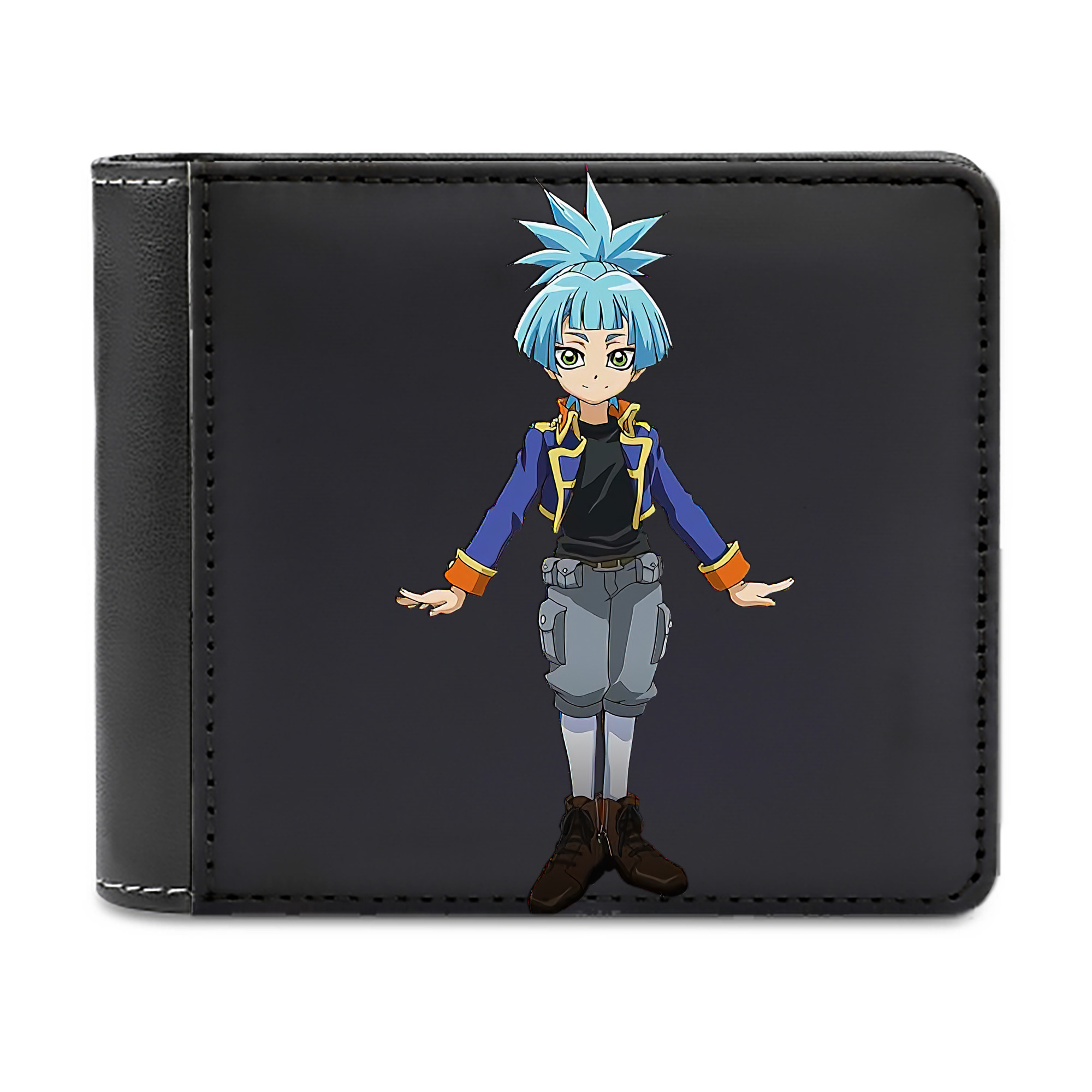 （画像用） 遊☆戯☆王 Yu-Gi-Oh! 二つ折り革財布