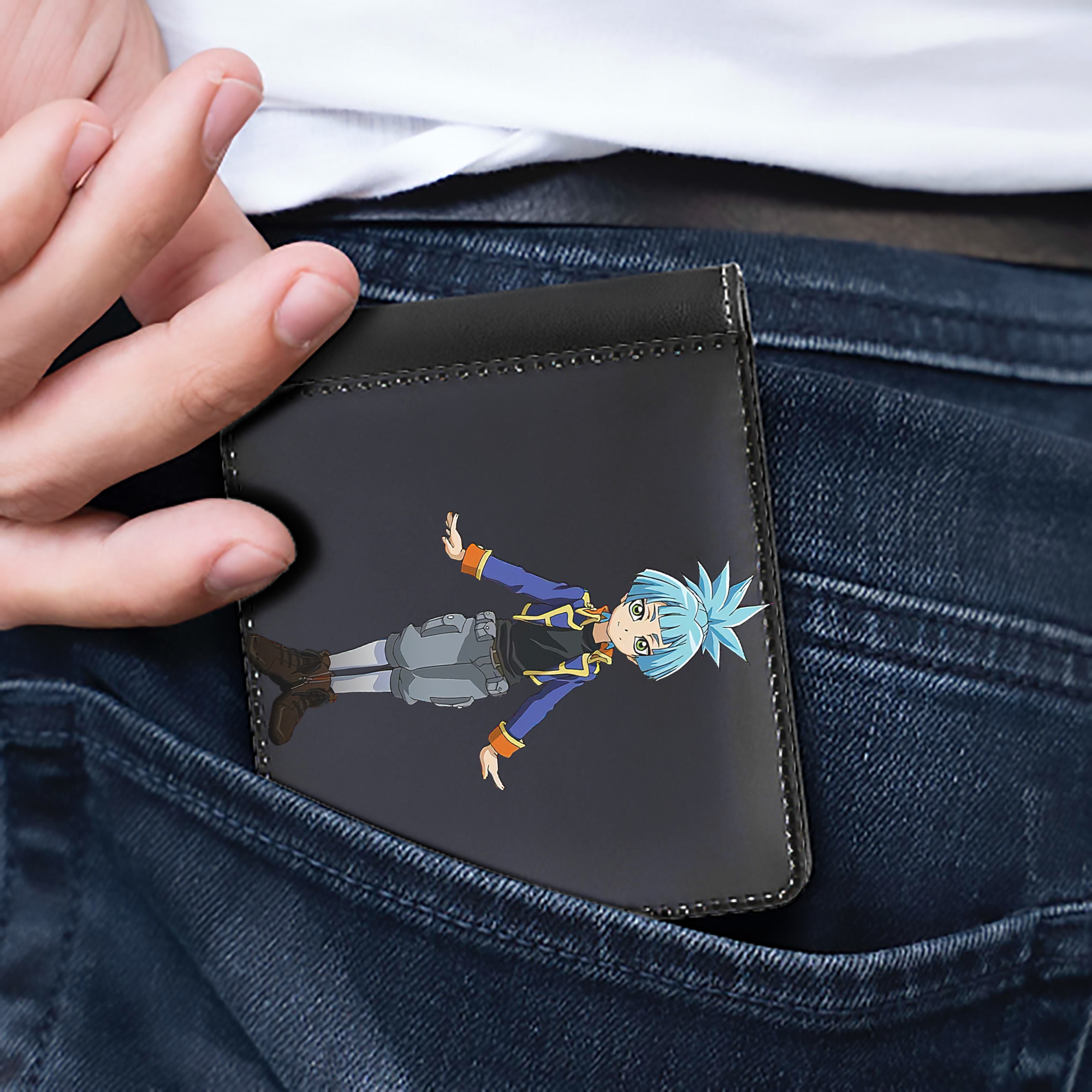（画像用） 遊☆戯☆王 Yu-Gi-Oh! 二つ折り革財布