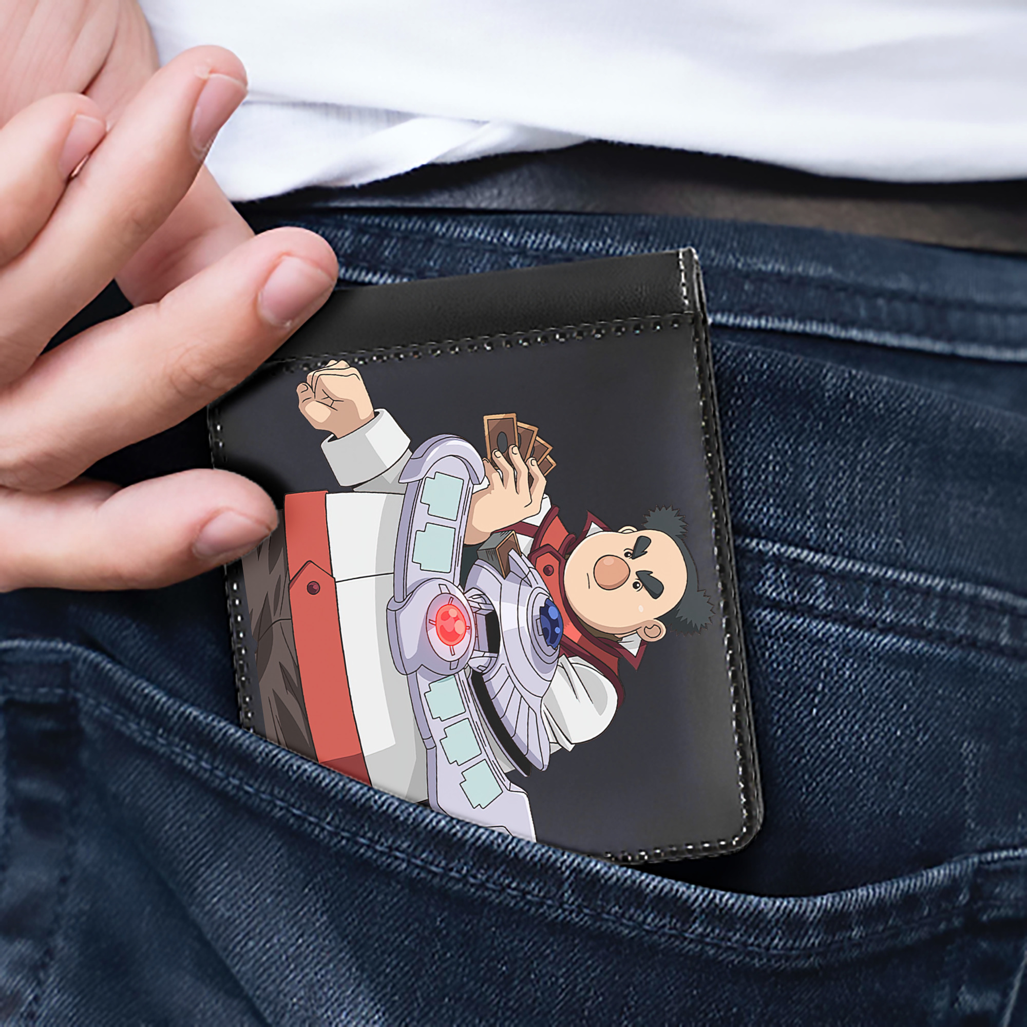 （画像用） 遊☆戯☆王 Yu-Gi-Oh! 二つ折り革財布