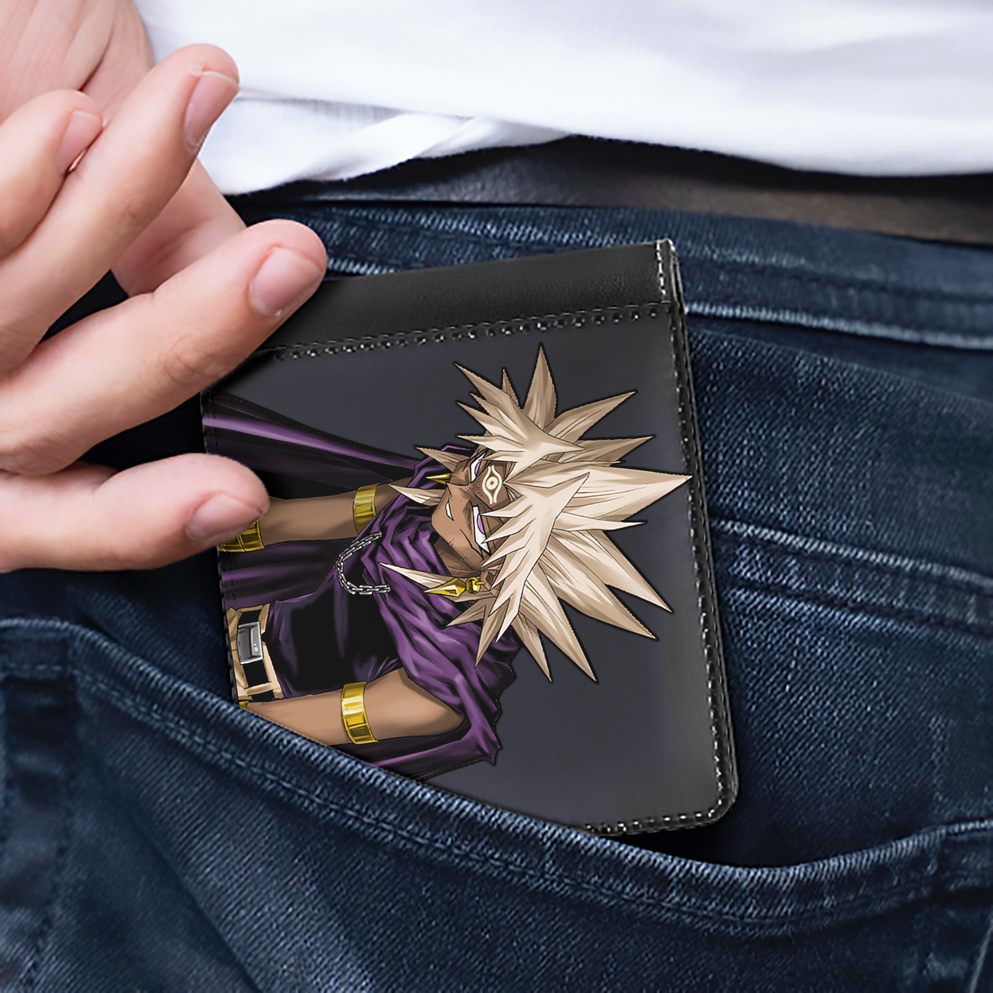 （画像用） 遊☆戯☆王 Yu-Gi-Oh! 二つ折り革財布