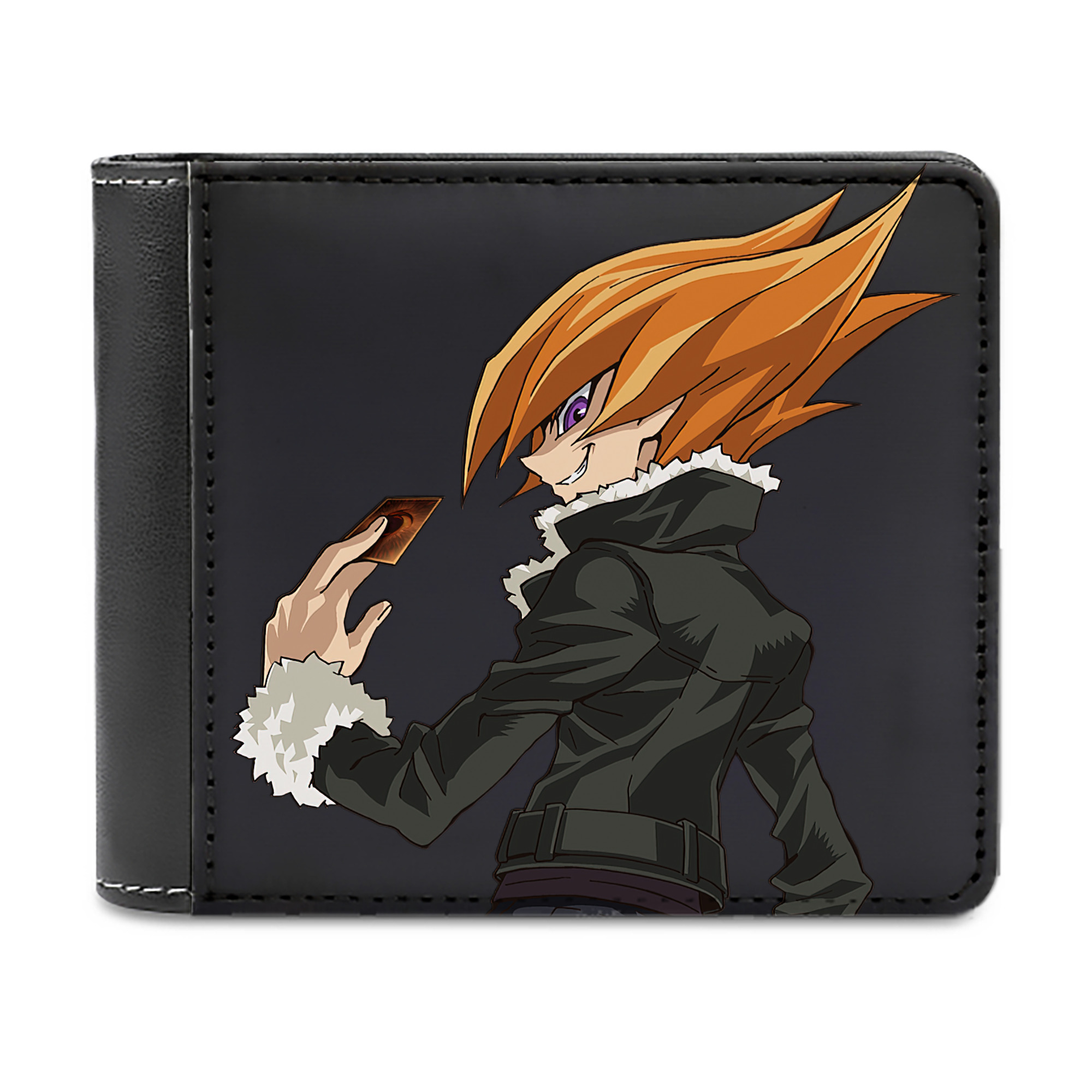 （画像用） 遊☆戯☆王 Yu-Gi-Oh! 二つ折り革財布