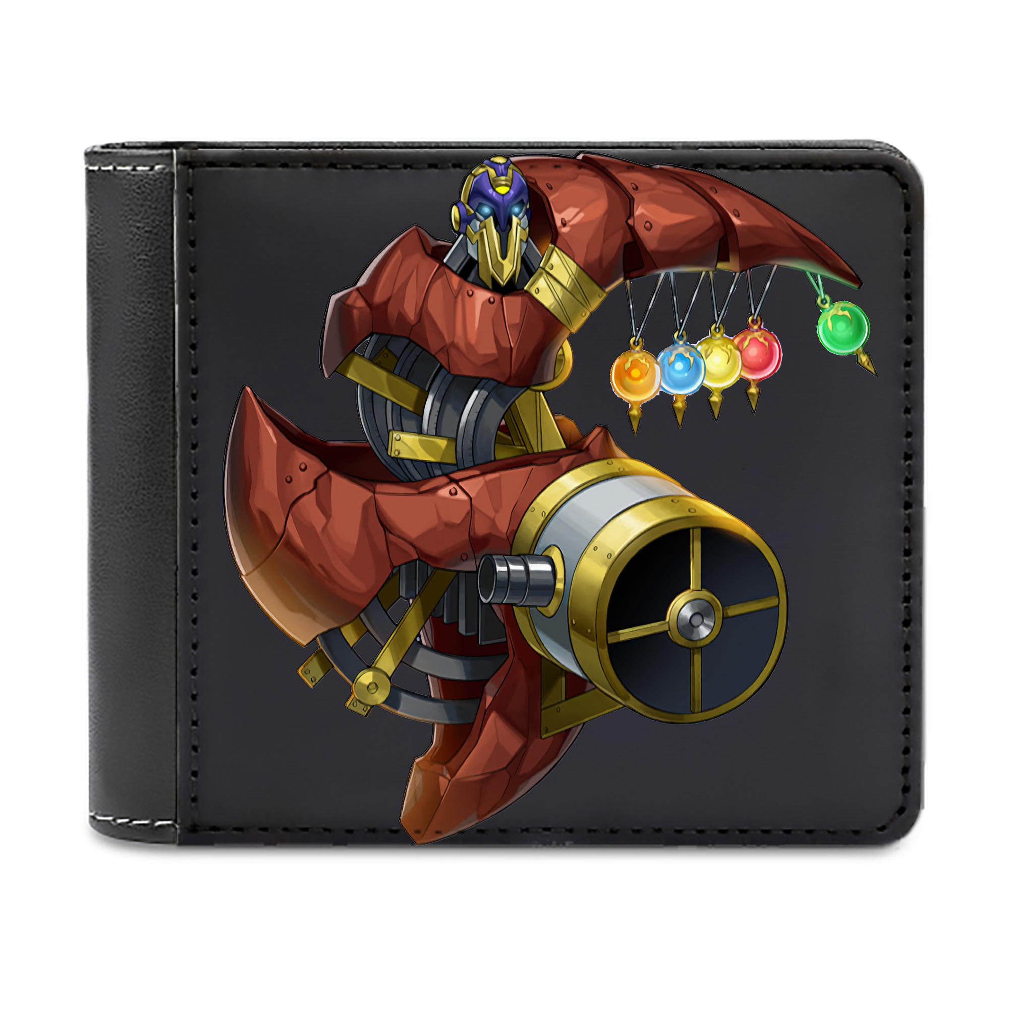 （画像用） 遊☆戯☆王 Yu-Gi-Oh! 二つ折り革財布