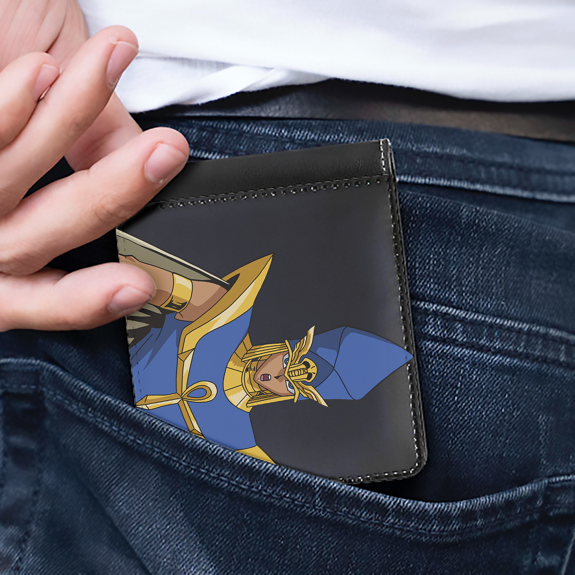 （画像用） 遊☆戯☆王 Yu-Gi-Oh! 二つ折り革財布