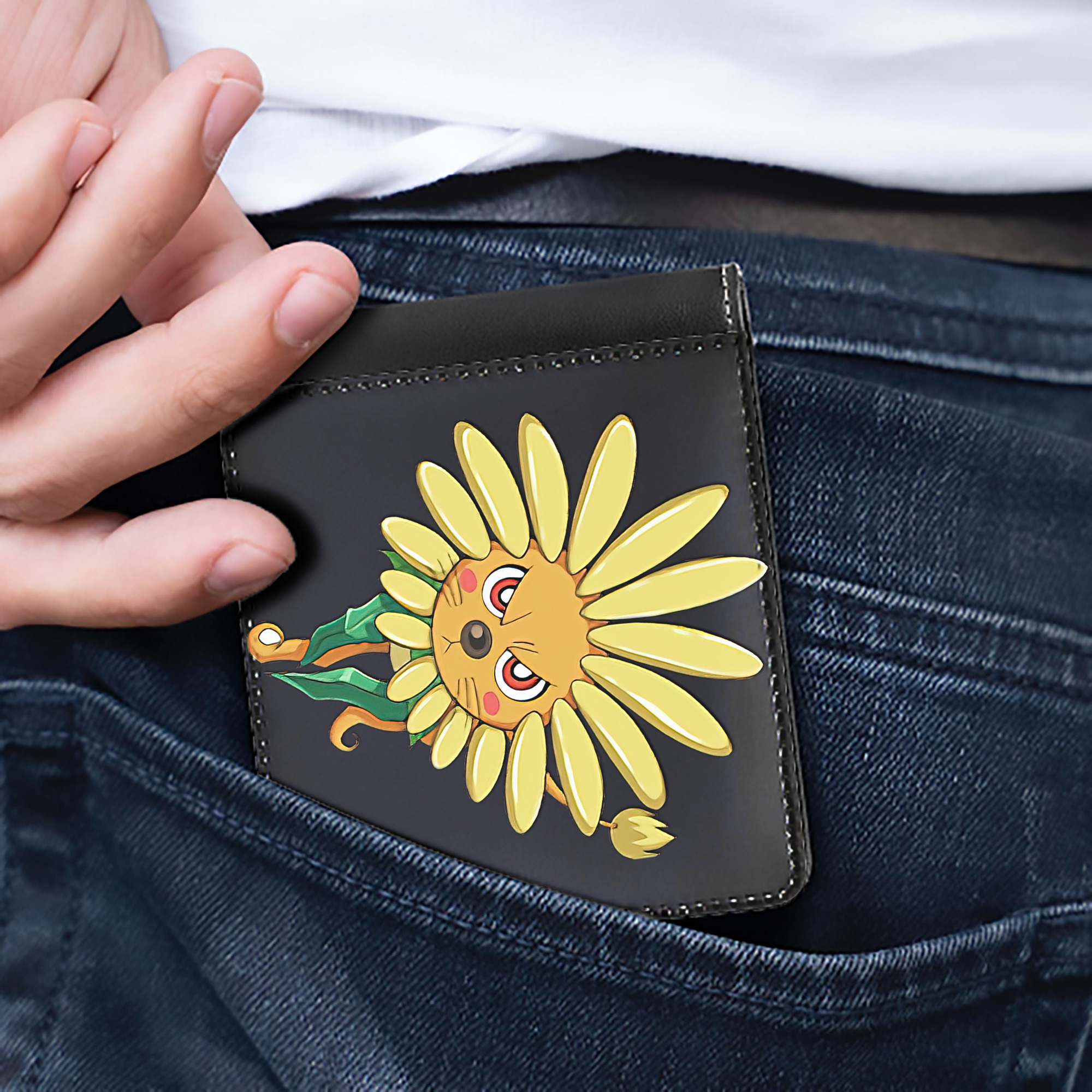 （画像用） 遊☆戯☆王 Yu-Gi-Oh! 二つ折り革財布