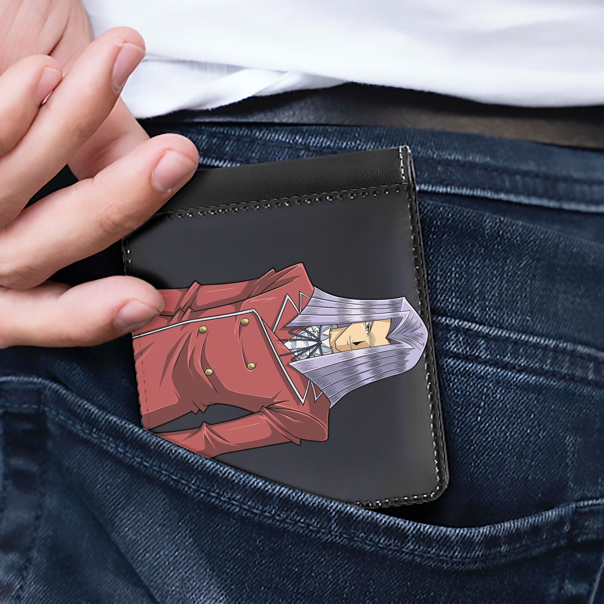 （画像用） 遊☆戯☆王 Yu-Gi-Oh! 二つ折り革財布