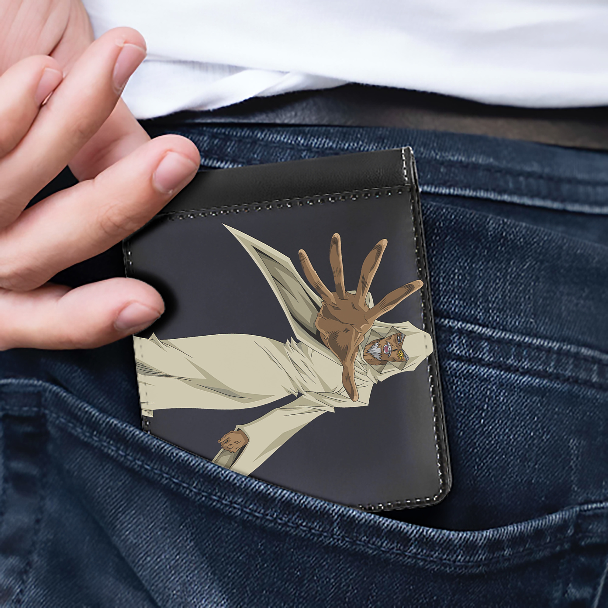 （画像用） 遊☆戯☆王 Yu-Gi-Oh! 二つ折り革財布
