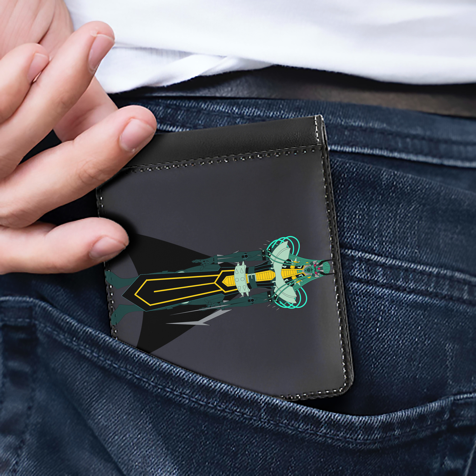 （画像用） 遊☆戯☆王 Yu-Gi-Oh! 二つ折り革財布