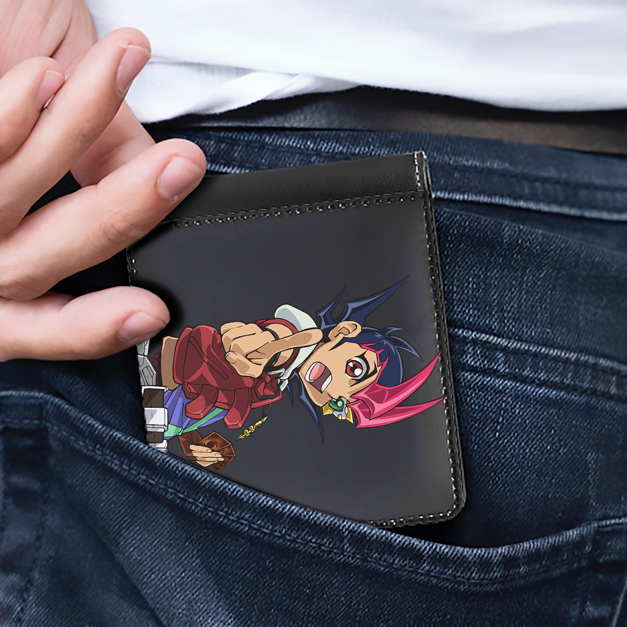 （画像用） 遊☆戯☆王 Yu-Gi-Oh! 二つ折り革財布