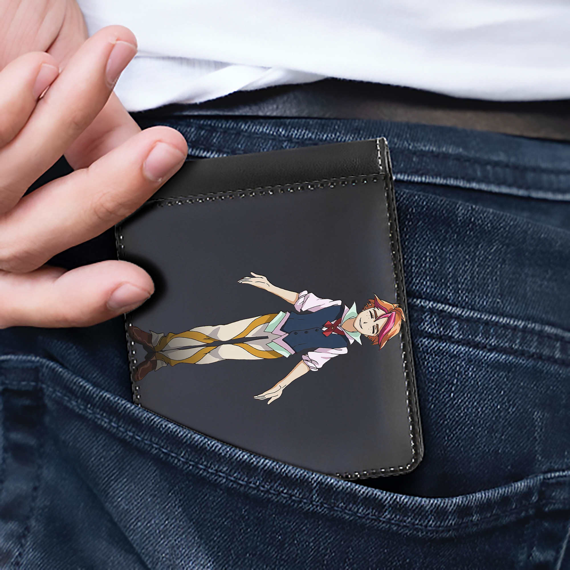 （画像用） 遊☆戯☆王 Yu-Gi-Oh! 二つ折り革財布