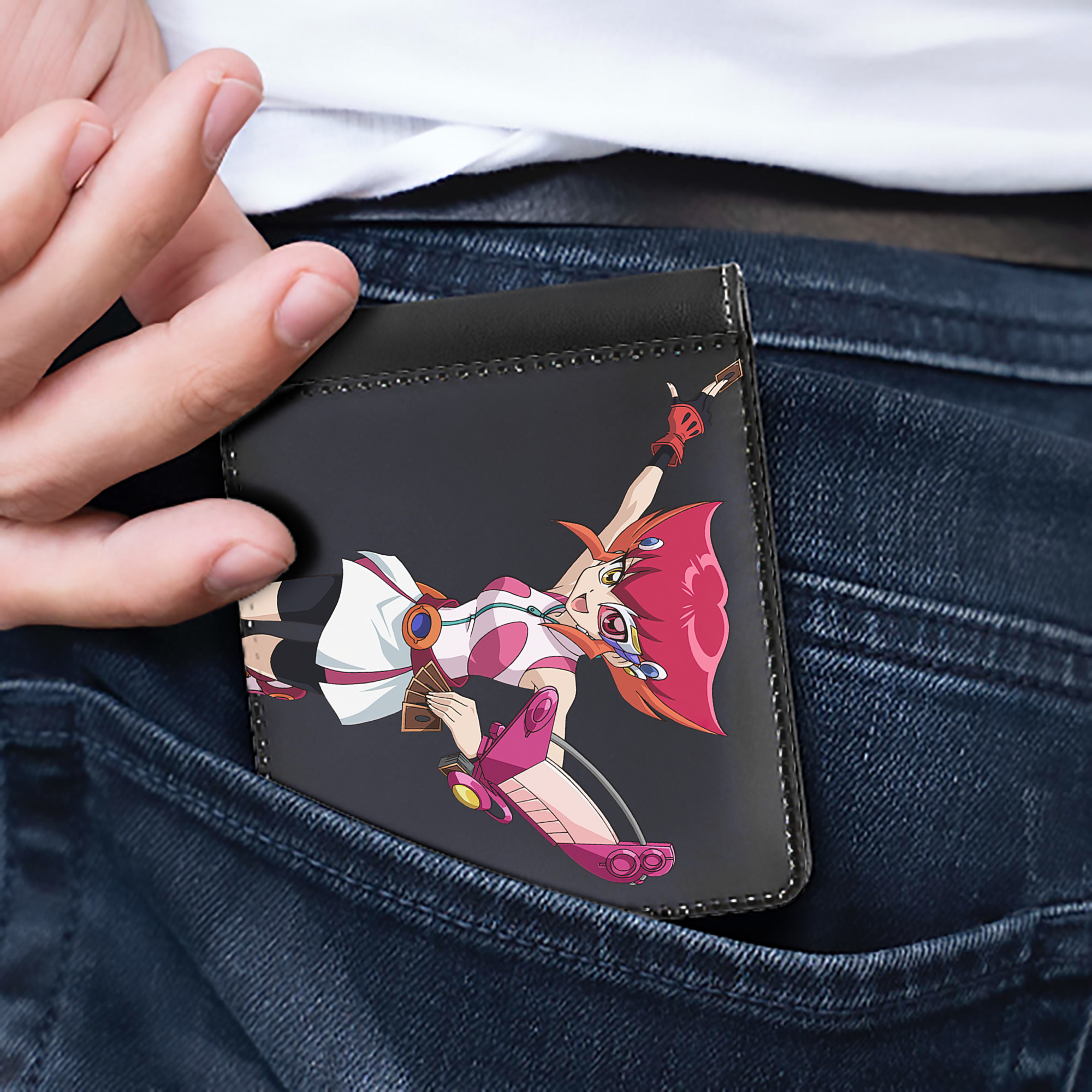 （画像用） 遊☆戯☆王 Yu-Gi-Oh! 二つ折り革財布