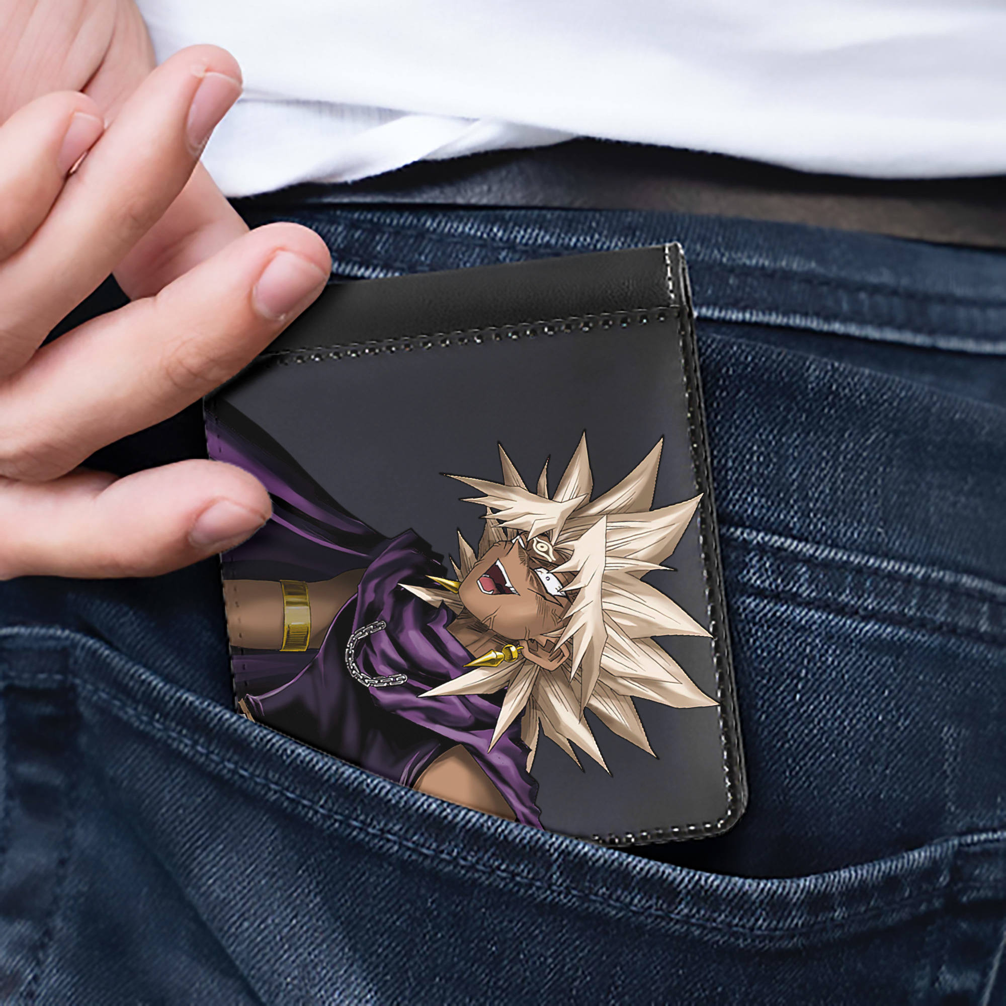 （画像用） 遊☆戯☆王 Yu-Gi-Oh! 二つ折り革財布