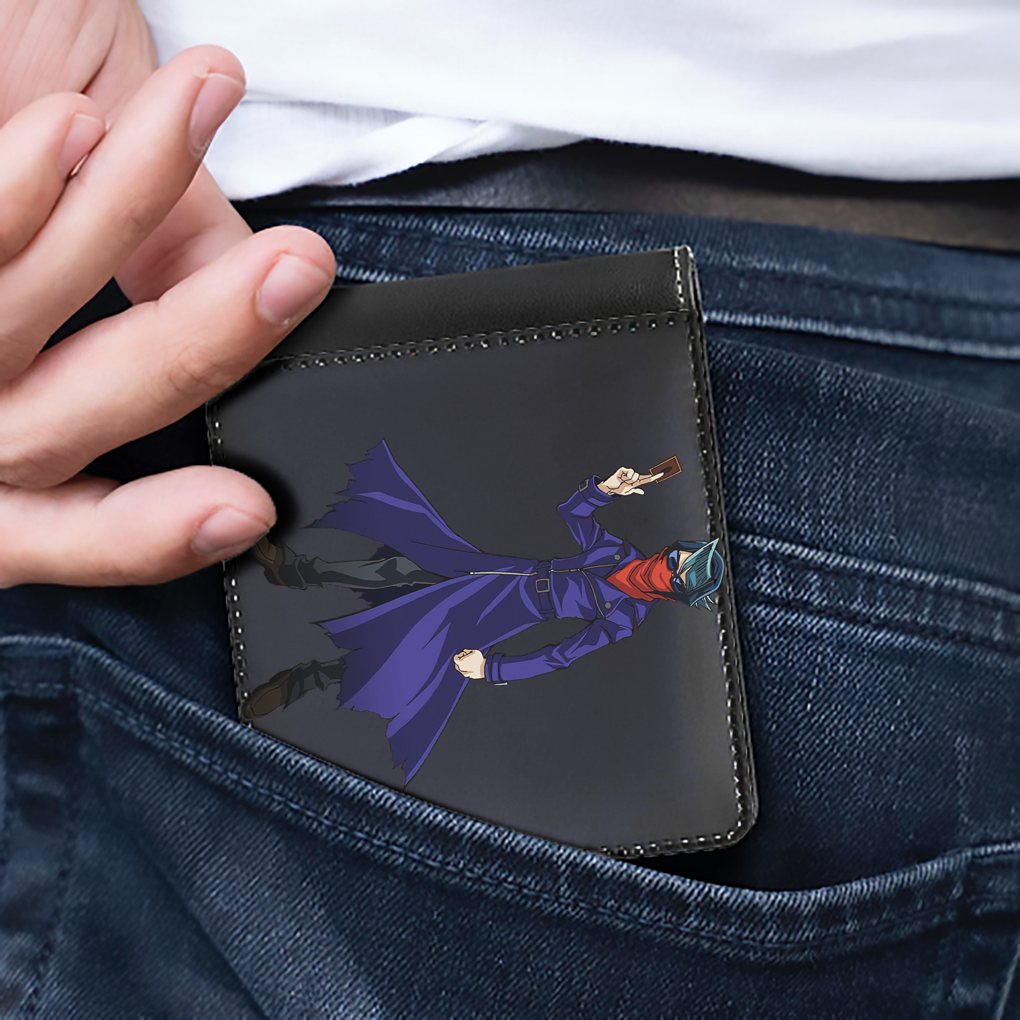 （画像用） 遊☆戯☆王 Yu-Gi-Oh! 二つ折り革財布