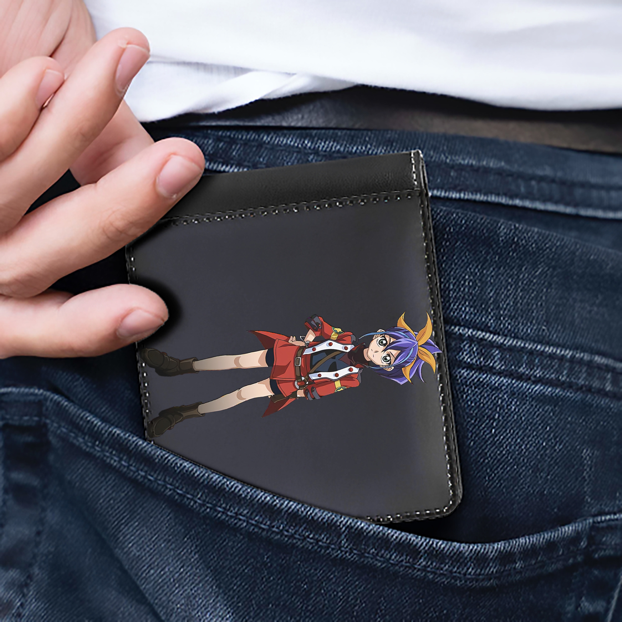 （画像用） 遊☆戯☆王 Yu-Gi-Oh! 二つ折り革財布