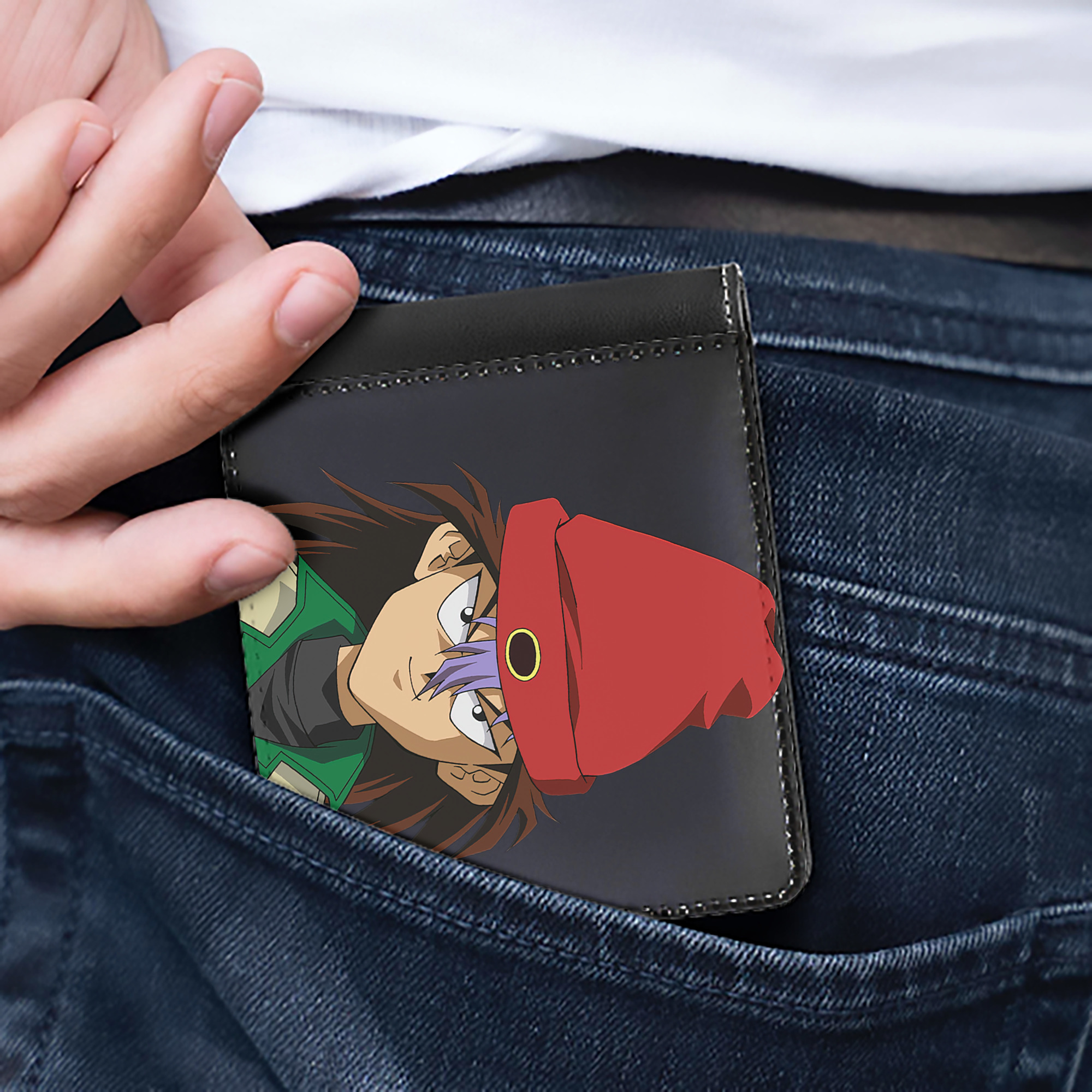 （画像用） 遊☆戯☆王 Yu-Gi-Oh! 二つ折り革財布