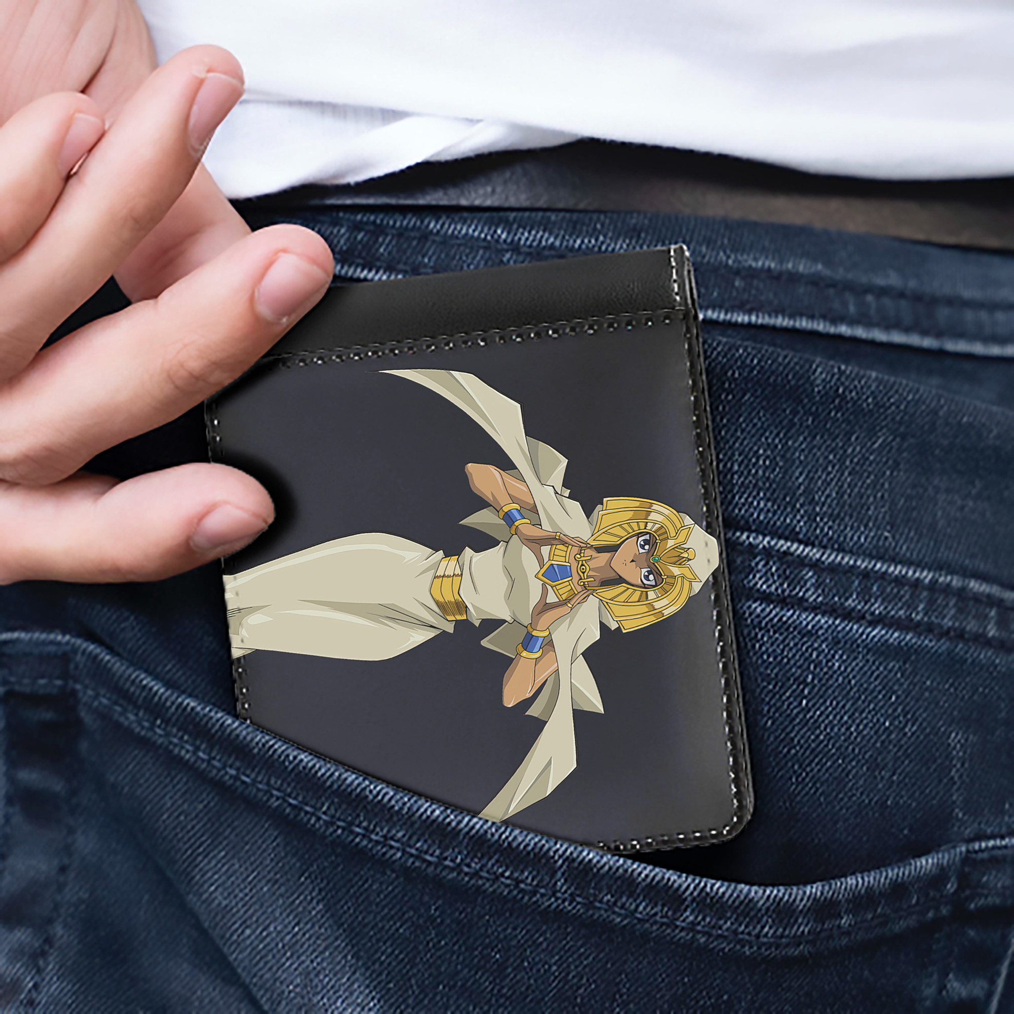 （画像用） 遊☆戯☆王 Yu-Gi-Oh! 二つ折り革財布