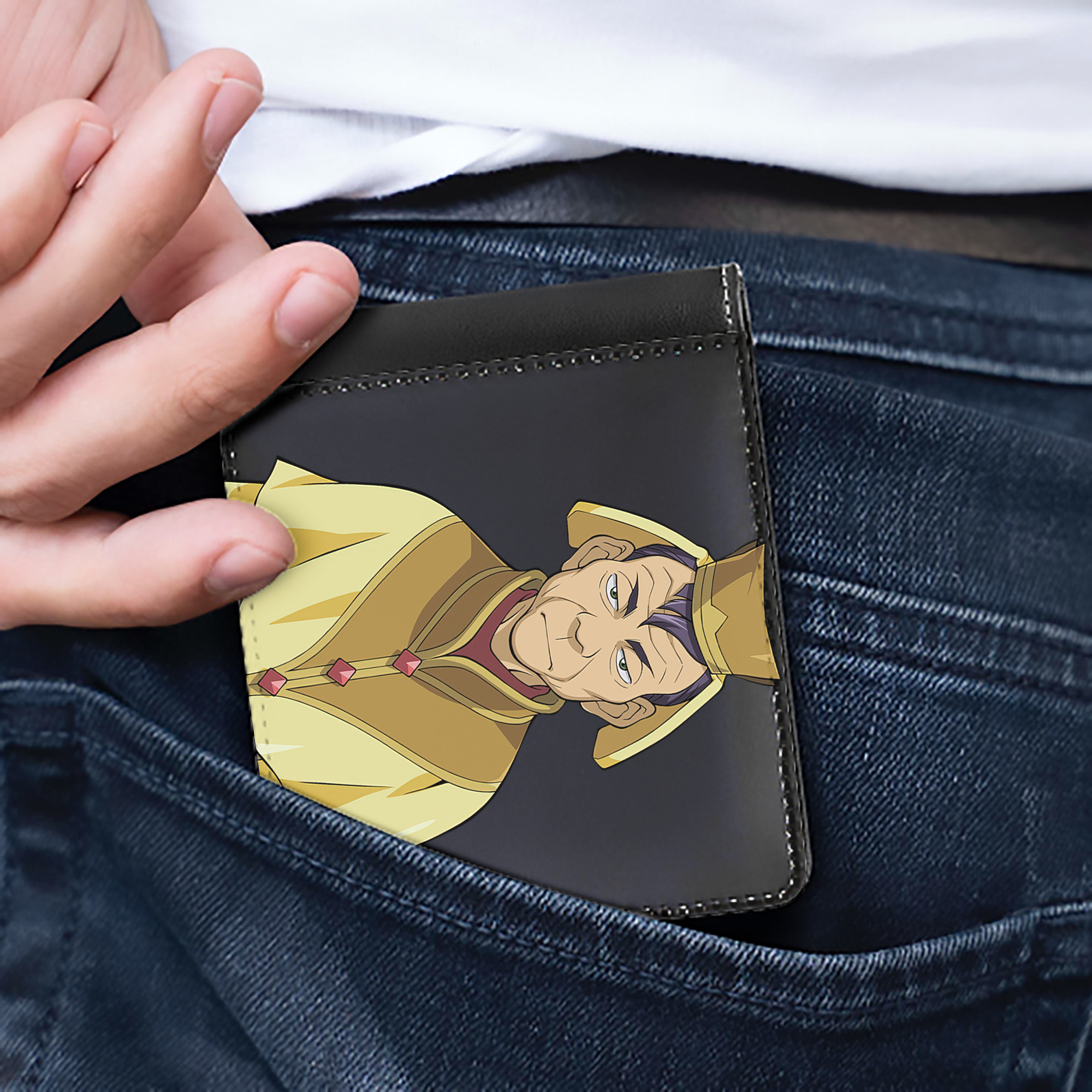 （画像用） 遊☆戯☆王 Yu-Gi-Oh! 二つ折り革財布