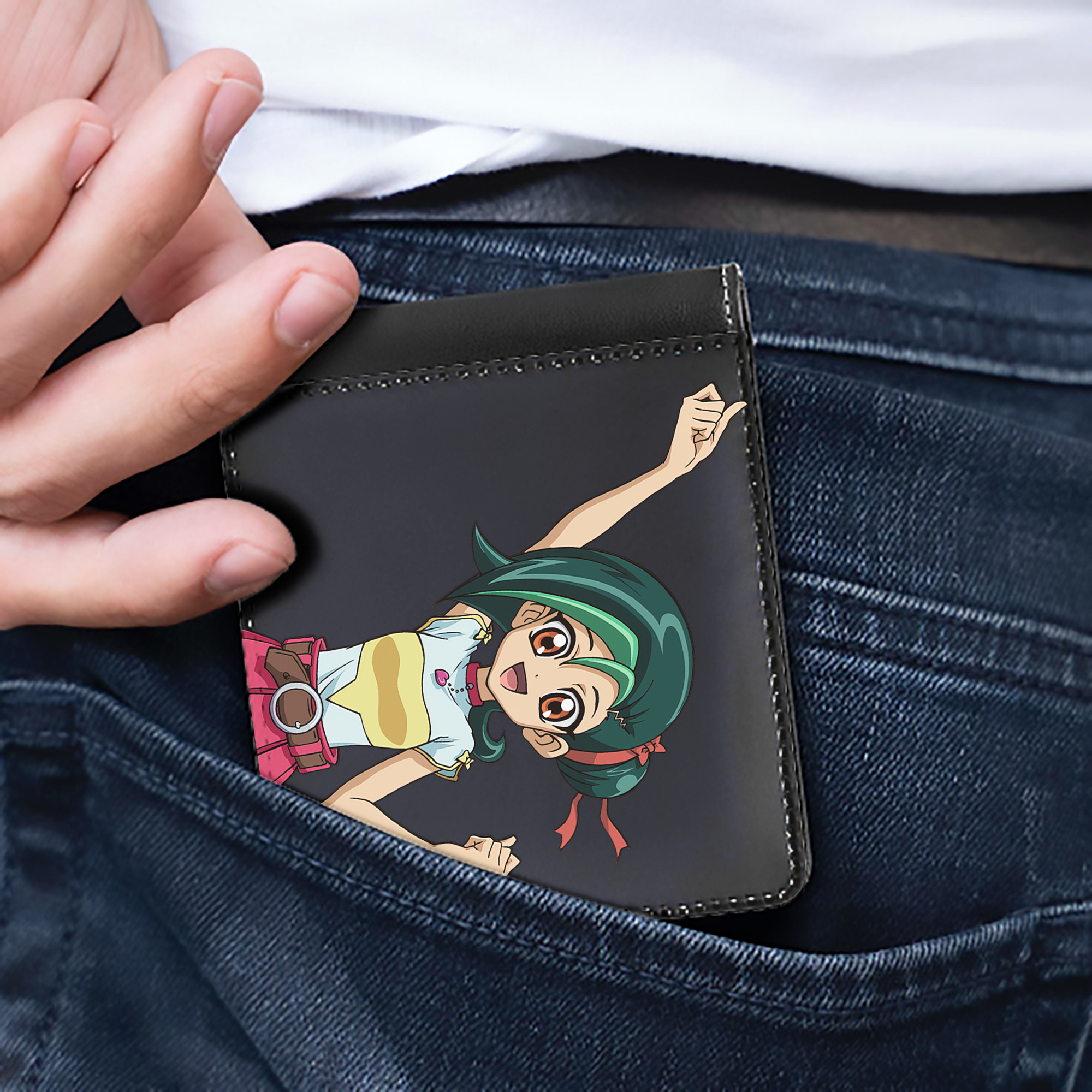 （画像用） 遊☆戯☆王 Yu-Gi-Oh! 二つ折り革財布