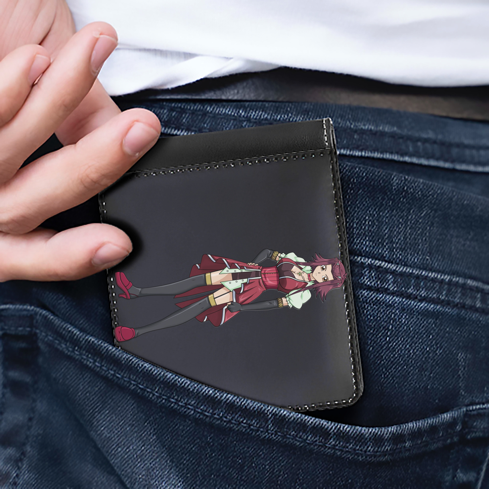 （画像用） 遊☆戯☆王 Yu-Gi-Oh! 二つ折り革財布
