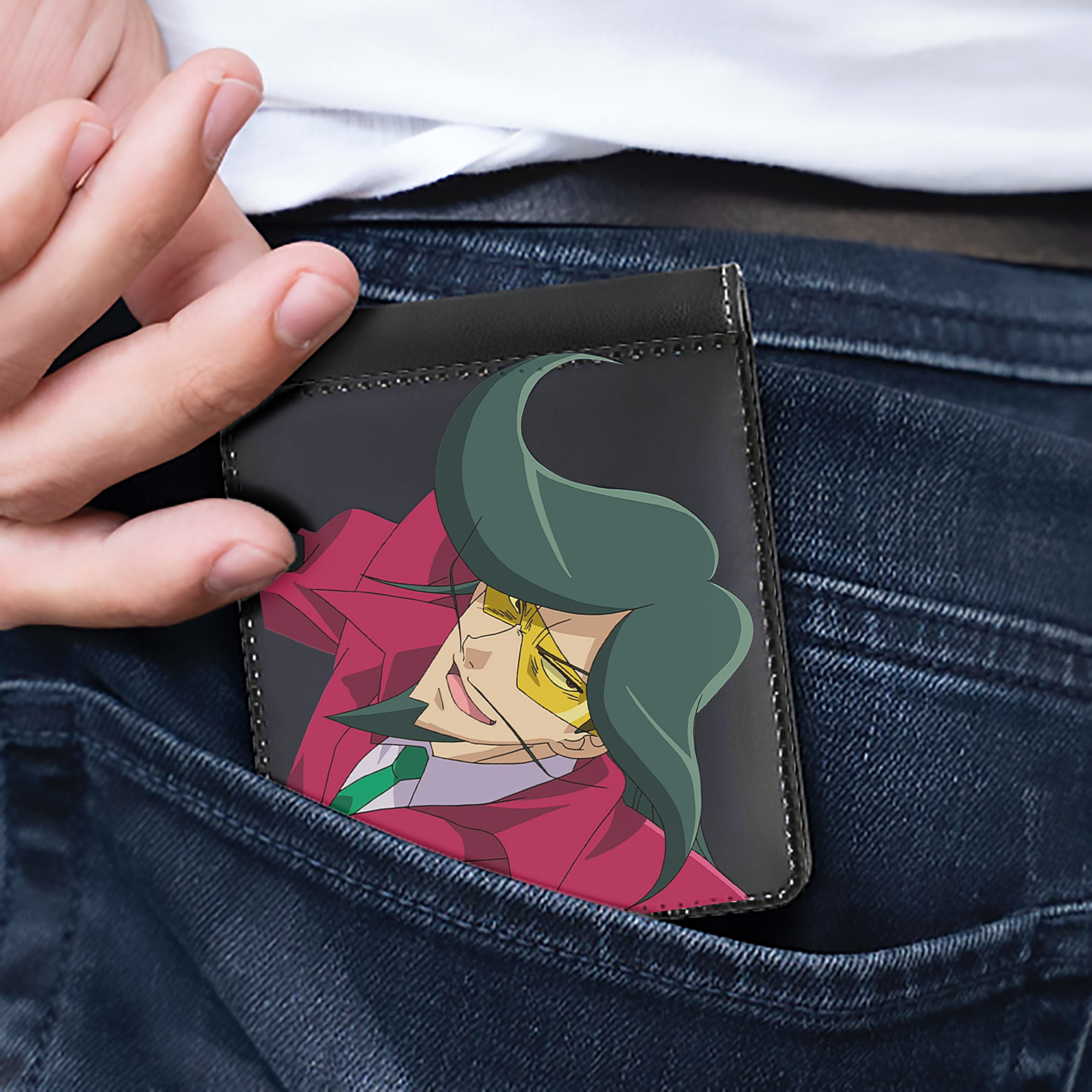 （画像用） 遊☆戯☆王 Yu-Gi-Oh! 二つ折り革財布
