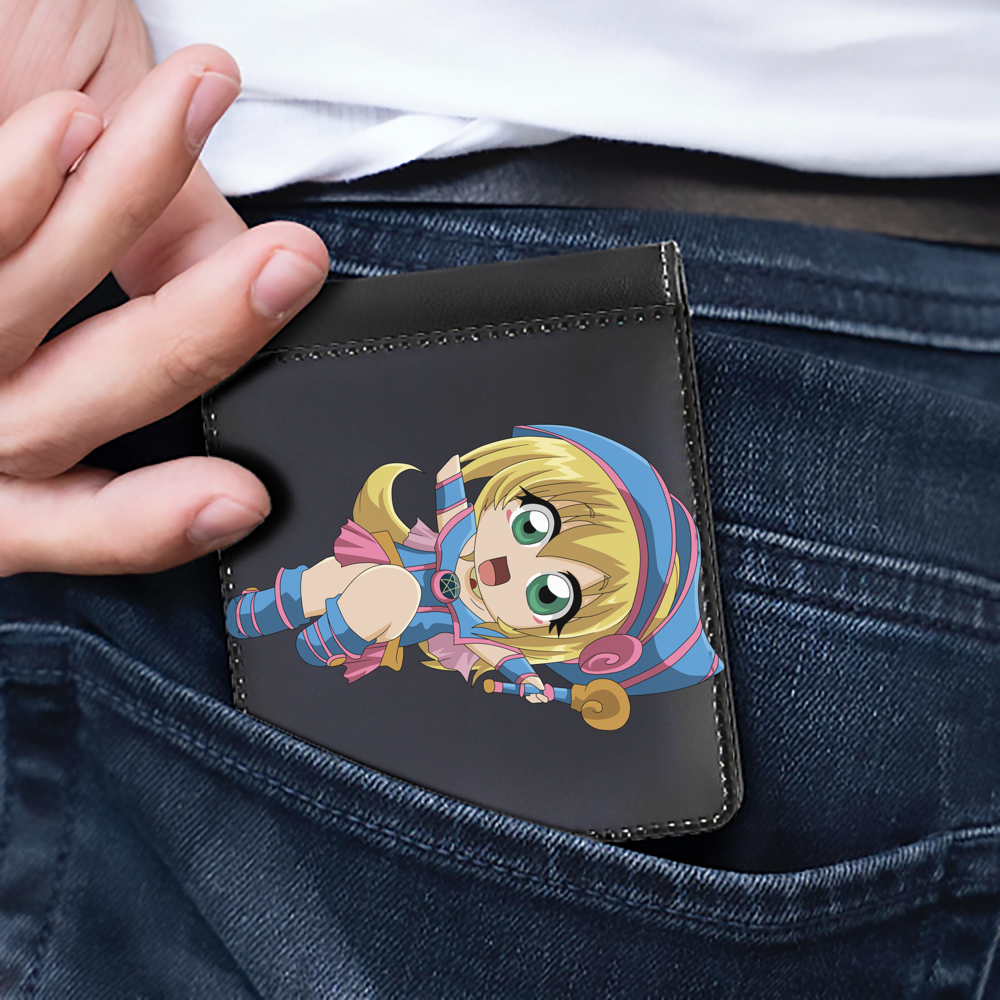 （画像用） 遊☆戯☆王 Yu-Gi-Oh! 二つ折り革財布