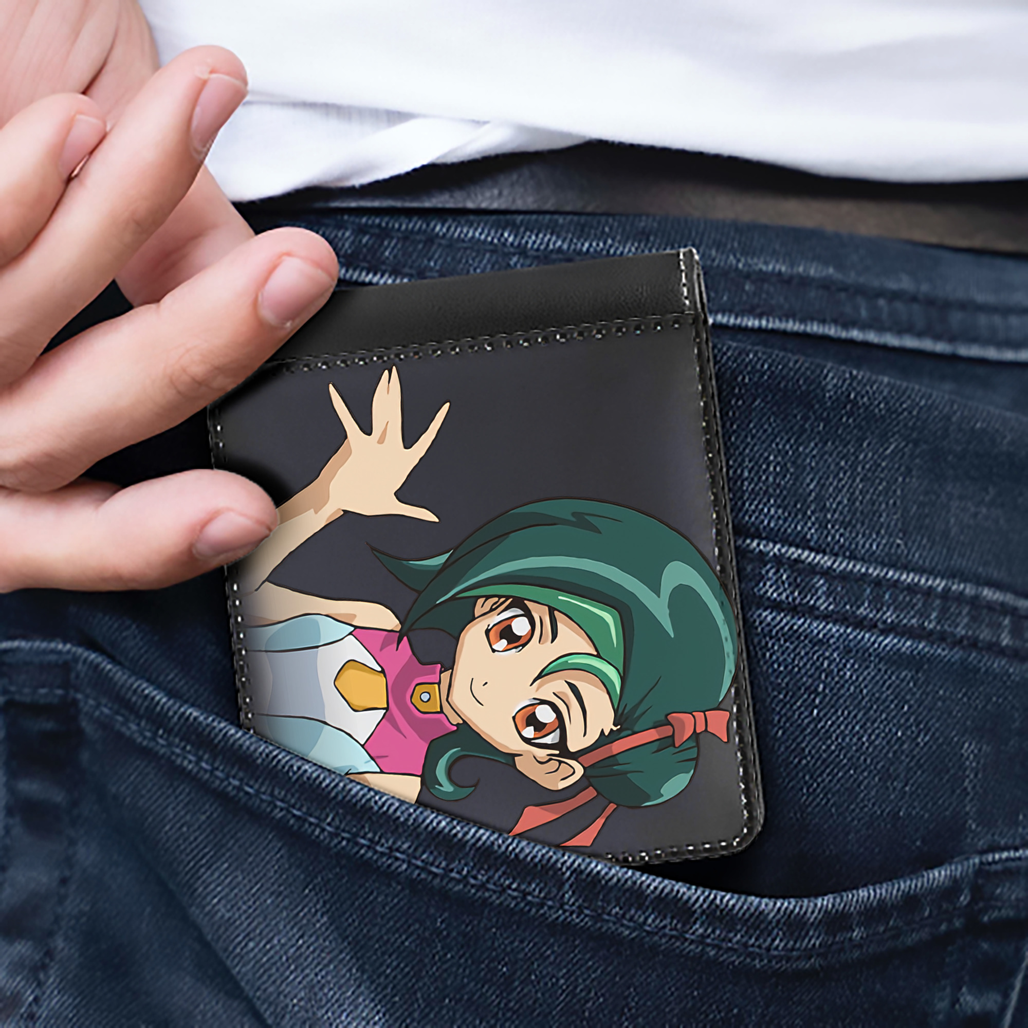 （画像用） 遊☆戯☆王 Yu-Gi-Oh! 二つ折り革財布