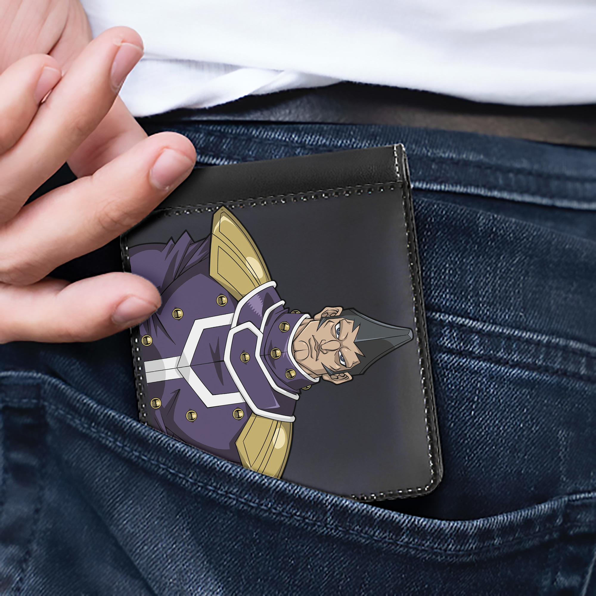 （画像用） 遊☆戯☆王 Yu-Gi-Oh! 二つ折り革財布