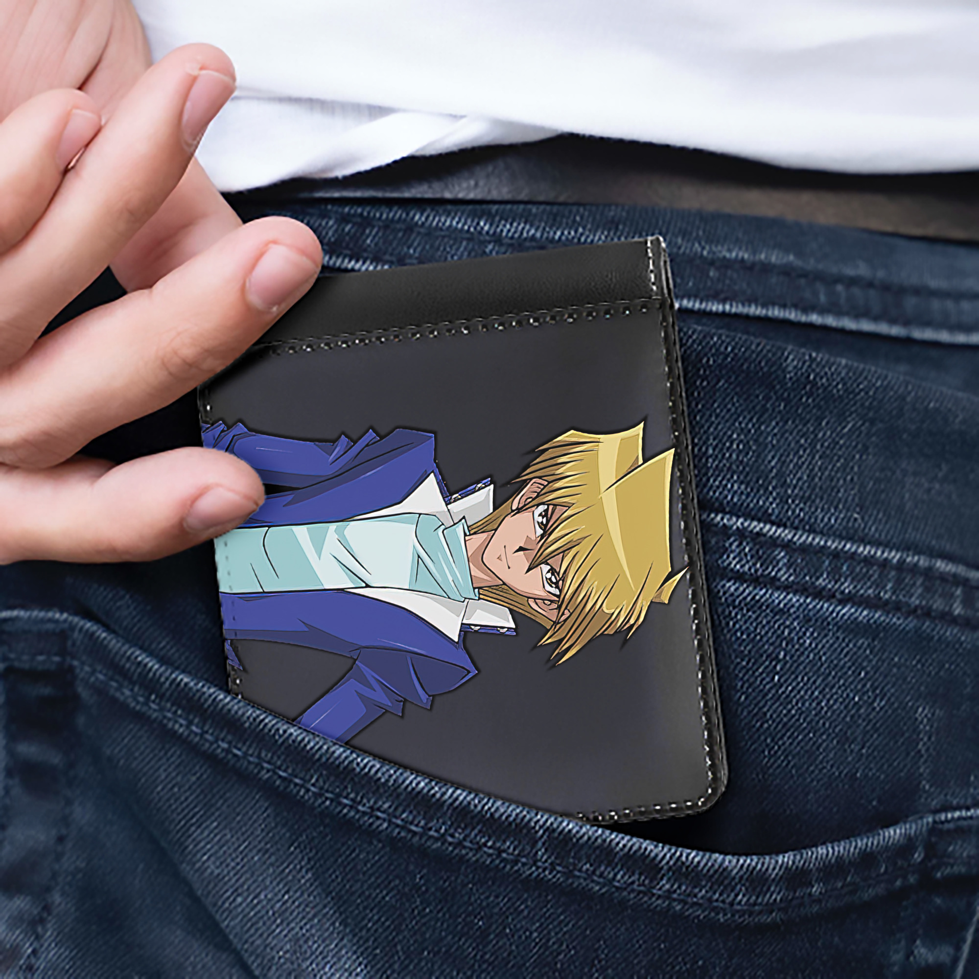 （画像用） 遊☆戯☆王 Yu-Gi-Oh! 二つ折り革財布