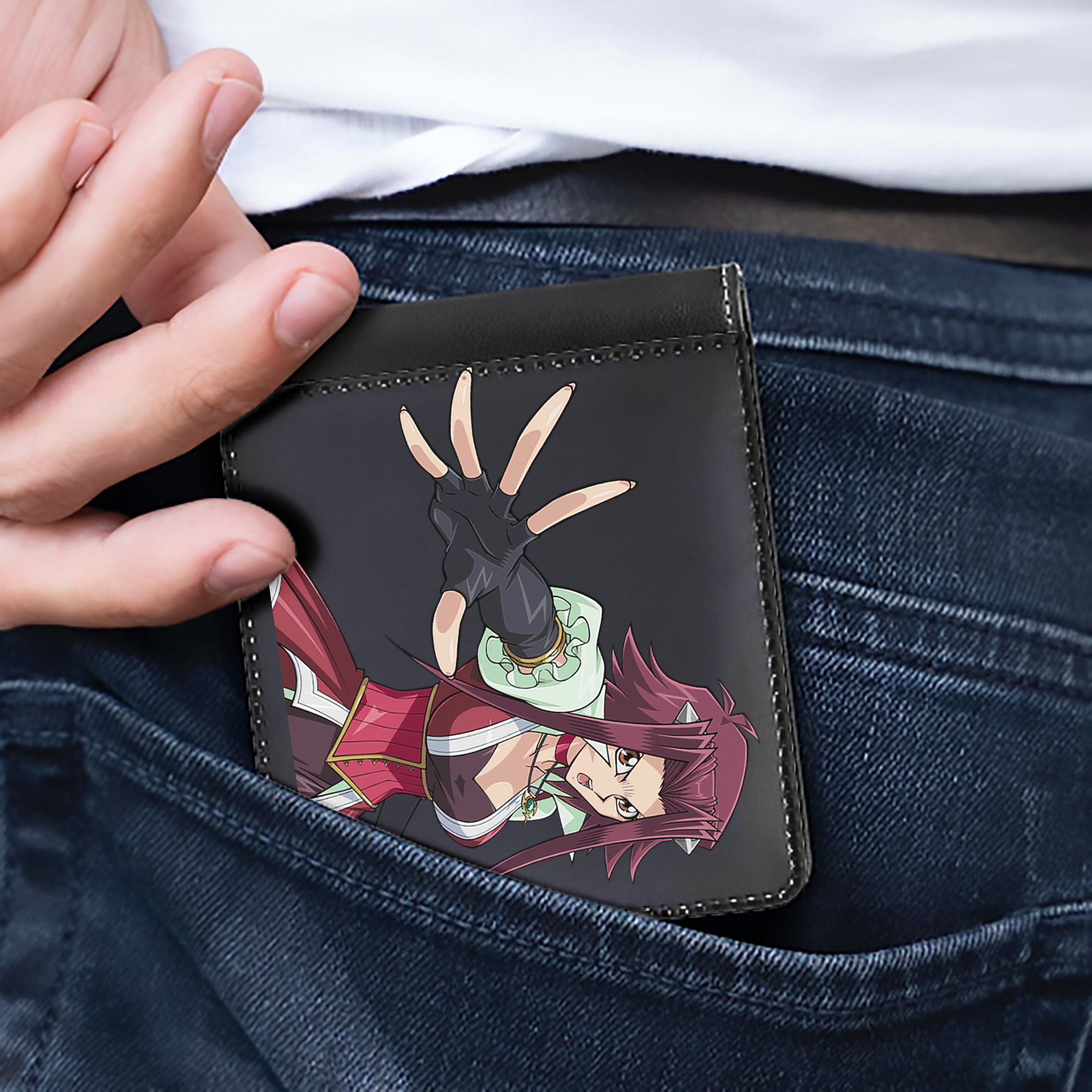 （画像用） 遊☆戯☆王 Yu-Gi-Oh! 二つ折り革財布