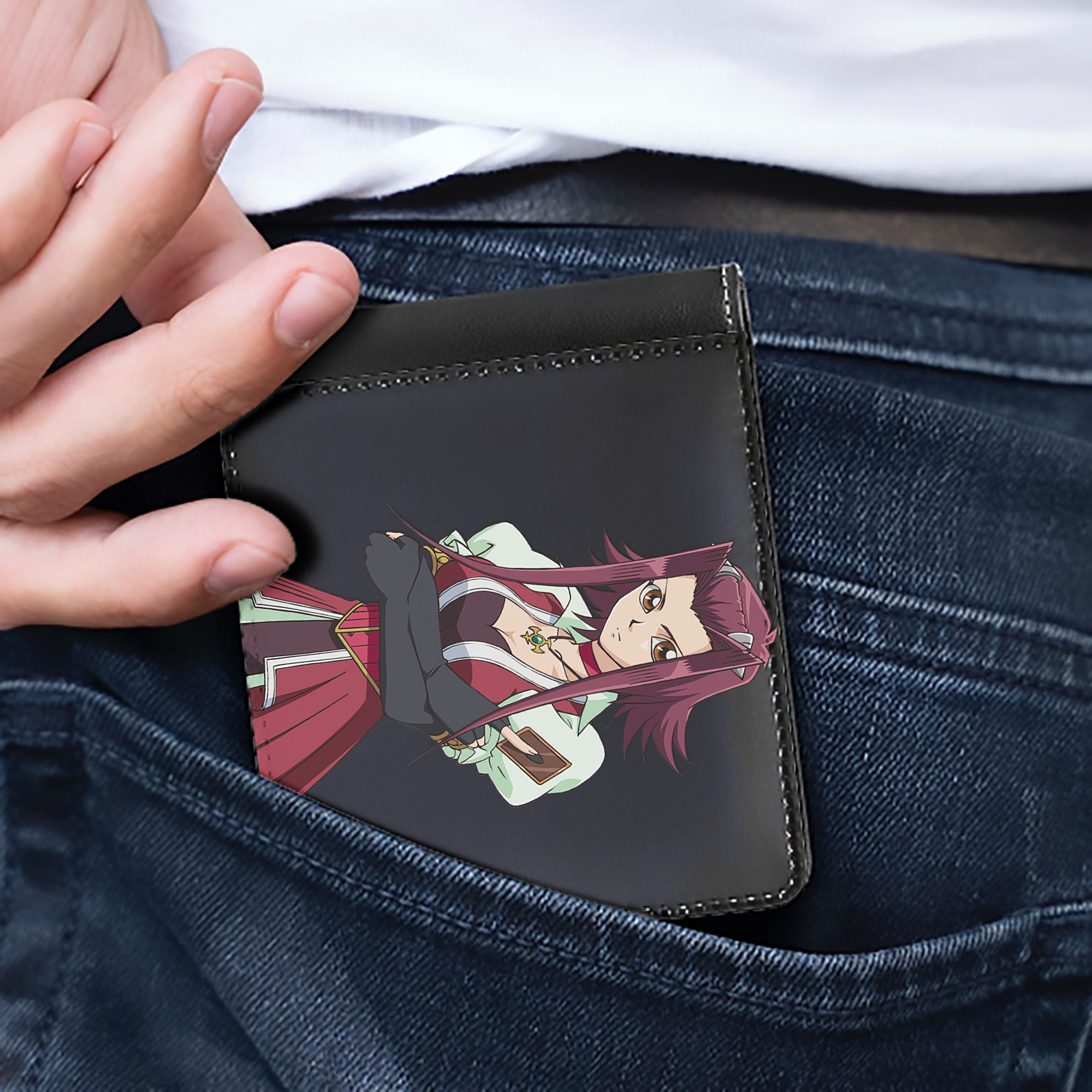（画像用） 遊☆戯☆王 Yu-Gi-Oh! 二つ折り革財布