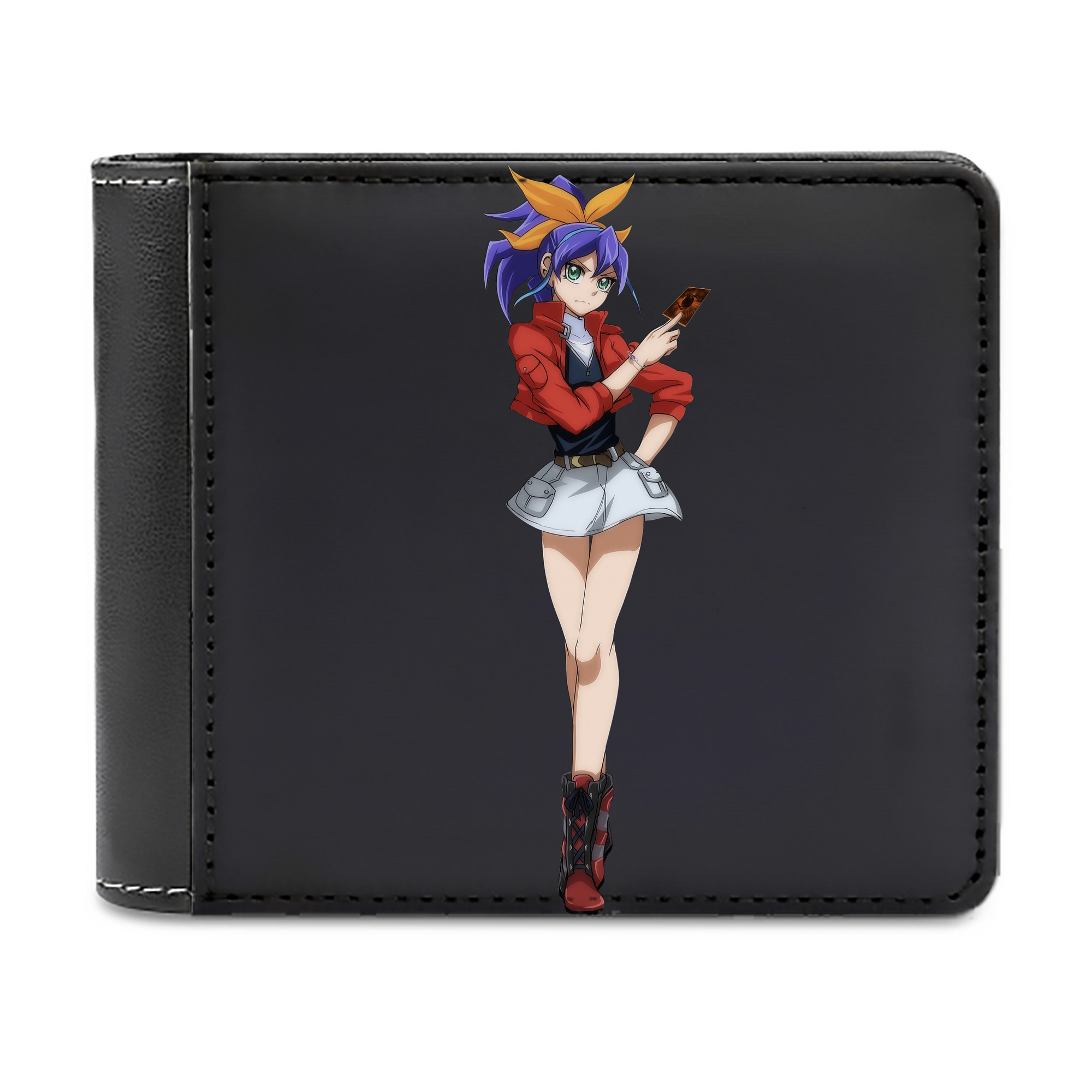 （画像用） 遊☆戯☆王 Yu-Gi-Oh! 二つ折り革財布
