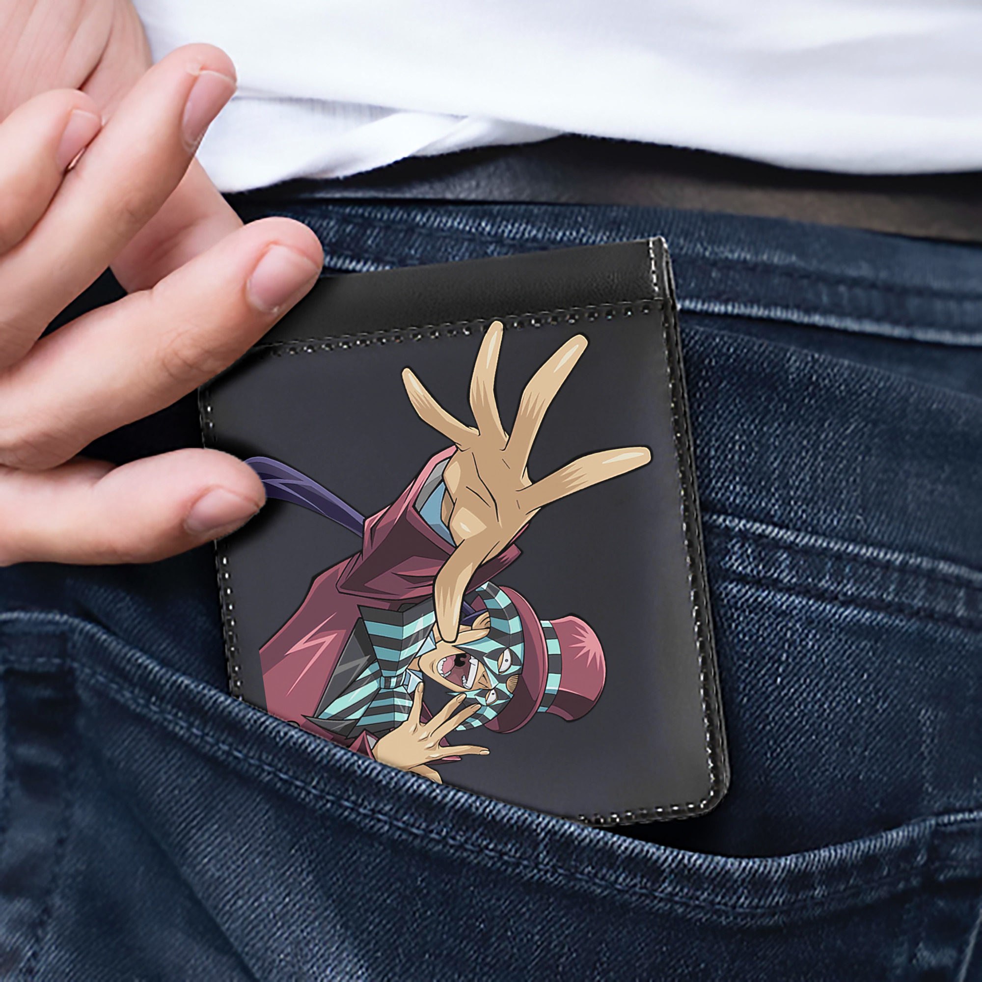 （画像用） 遊☆戯☆王 Yu-Gi-Oh! 二つ折り革財布