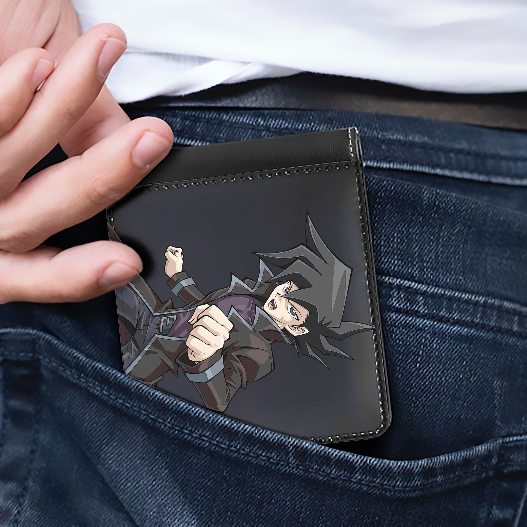 （画像用） 遊☆戯☆王 Yu-Gi-Oh! 二つ折り革財布