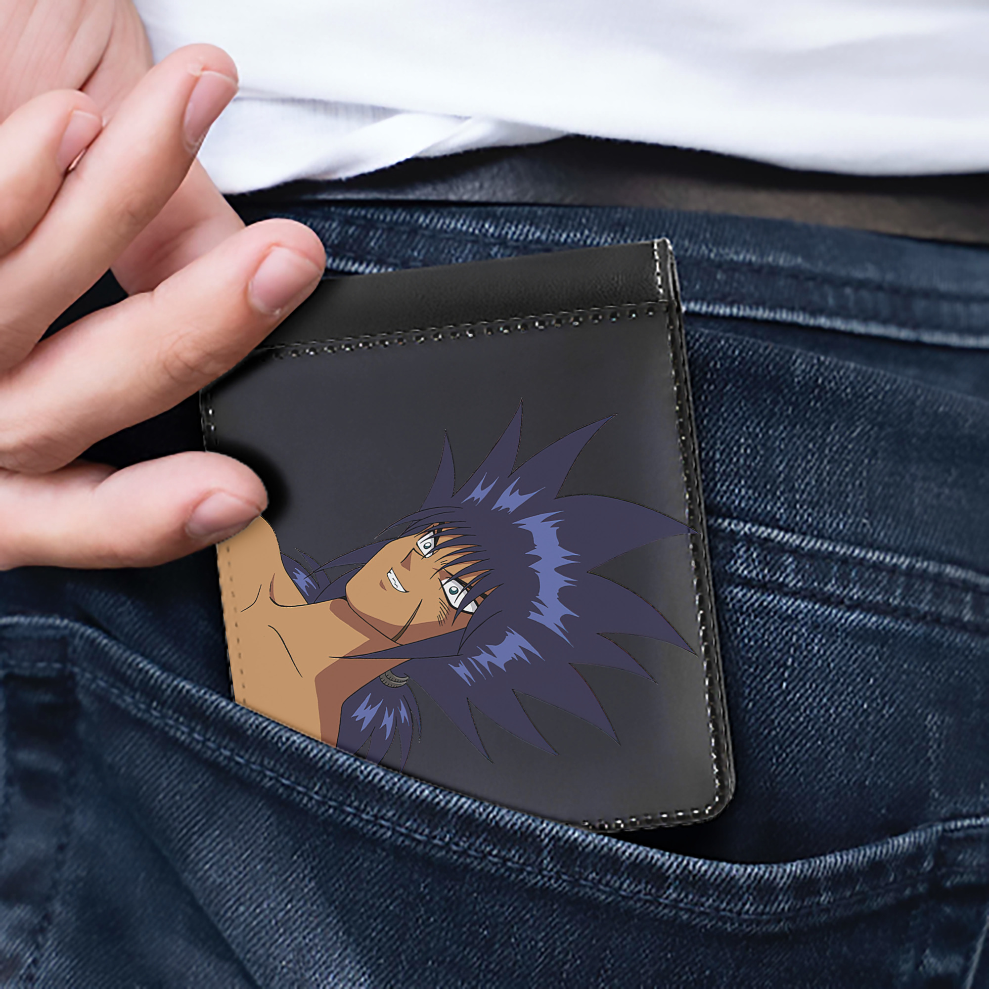 （画像用） 遊☆戯☆王 Yu-Gi-Oh! 二つ折り革財布