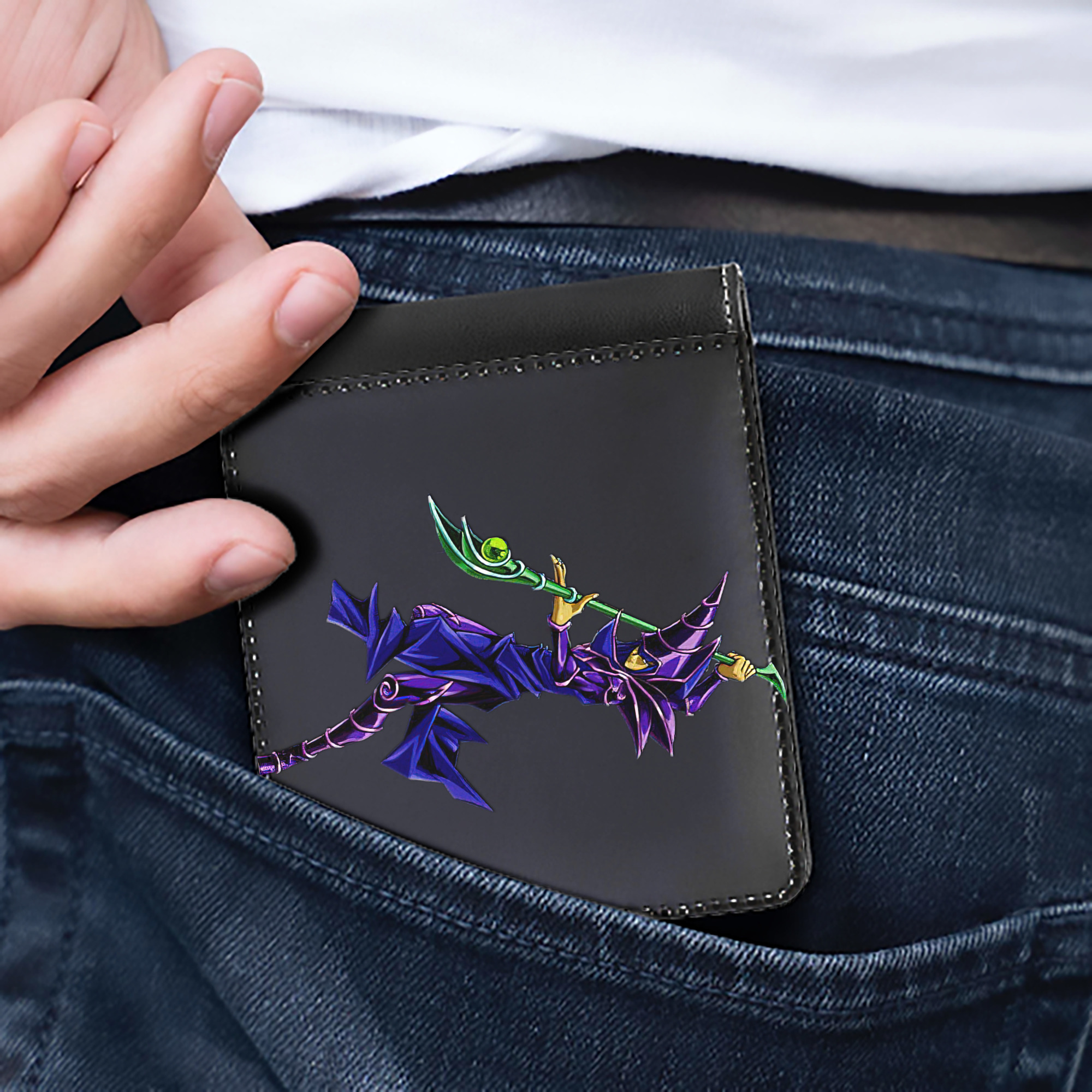 （画像用） 遊☆戯☆王 Yu-Gi-Oh! 二つ折り革財布