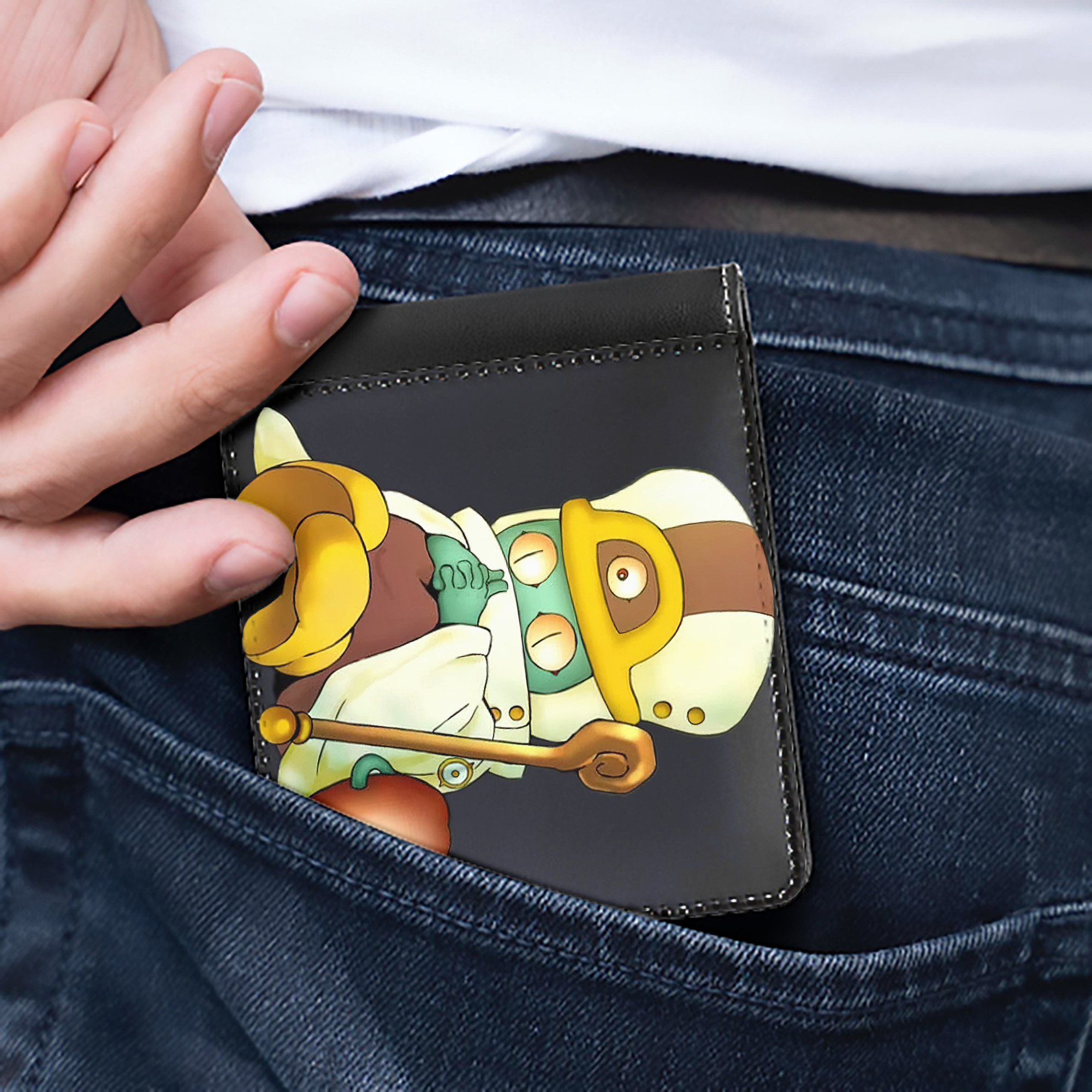 （画像用） 遊☆戯☆王 Yu-Gi-Oh! 二つ折り革財布