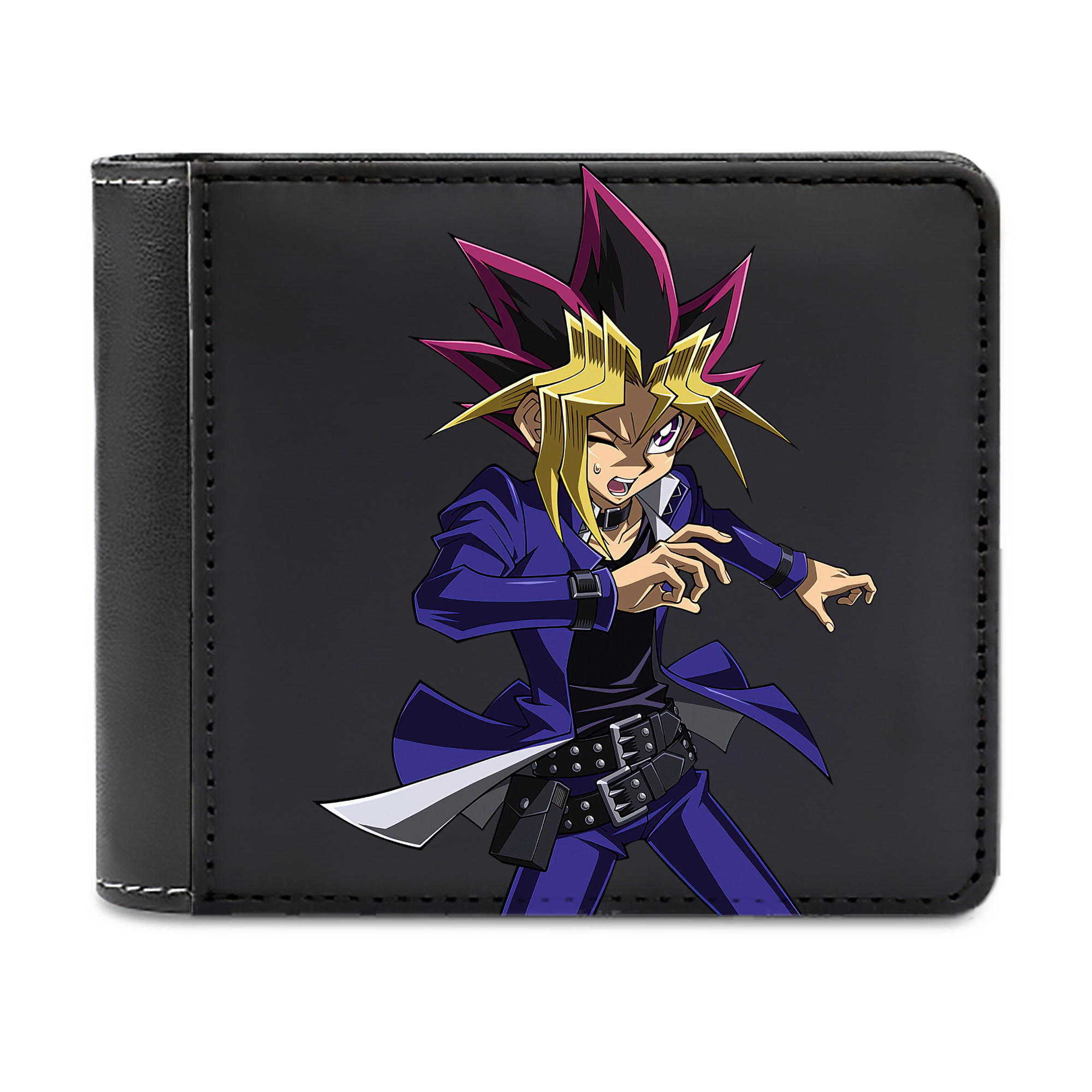 （画像用） 遊☆戯☆王 Yu-Gi-Oh! 二つ折り革財布