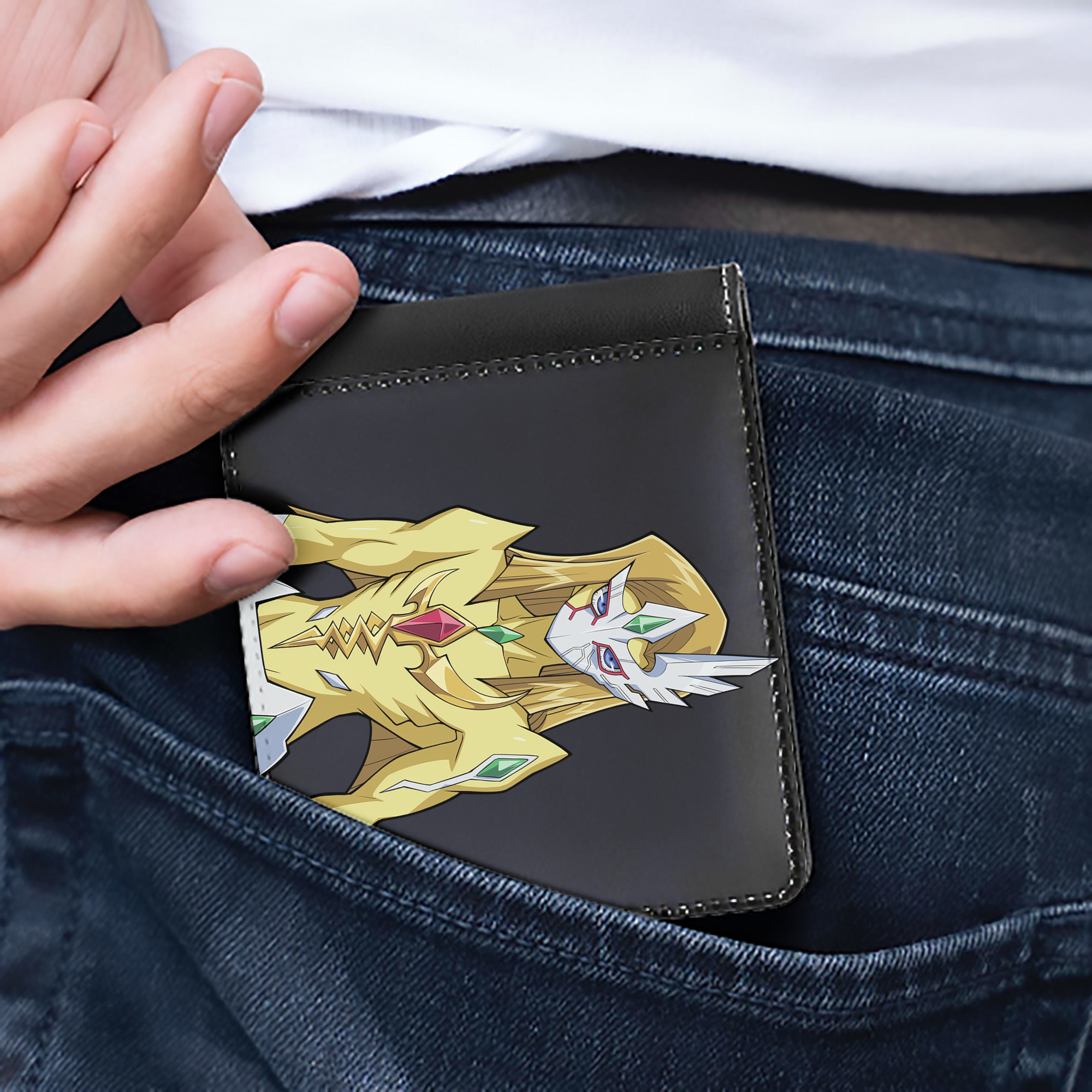 （画像用） 遊☆戯☆王 Yu-Gi-Oh! 二つ折り革財布