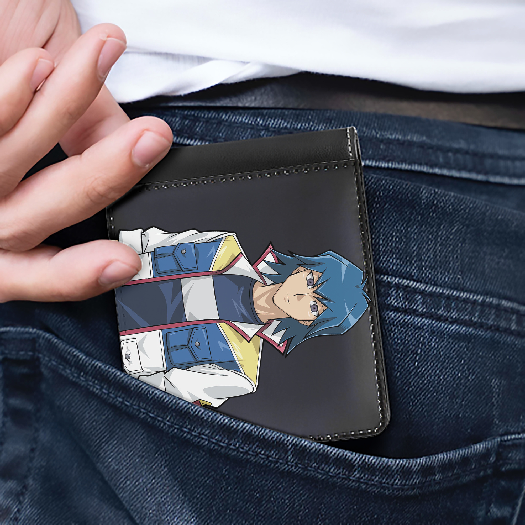 （画像用） 遊☆戯☆王 Yu-Gi-Oh! 二つ折り革財布
