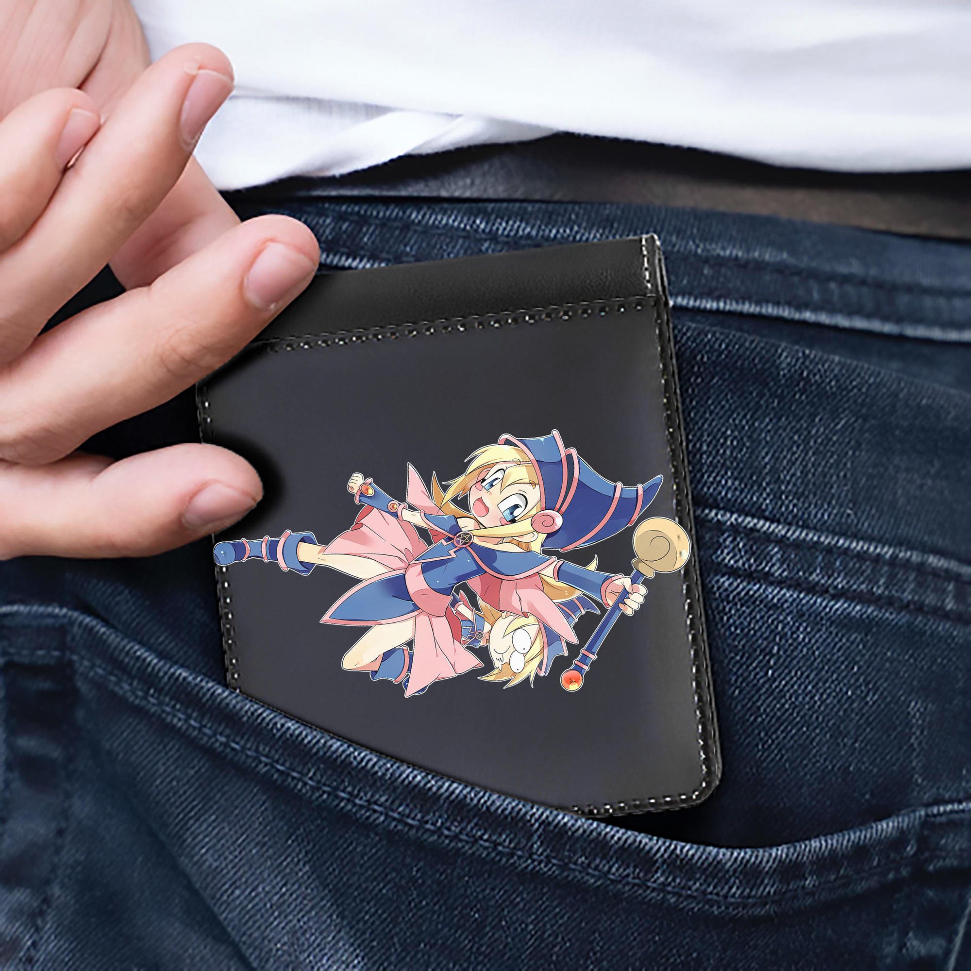 （画像用） 遊☆戯☆王 Yu-Gi-Oh! 二つ折り革財布