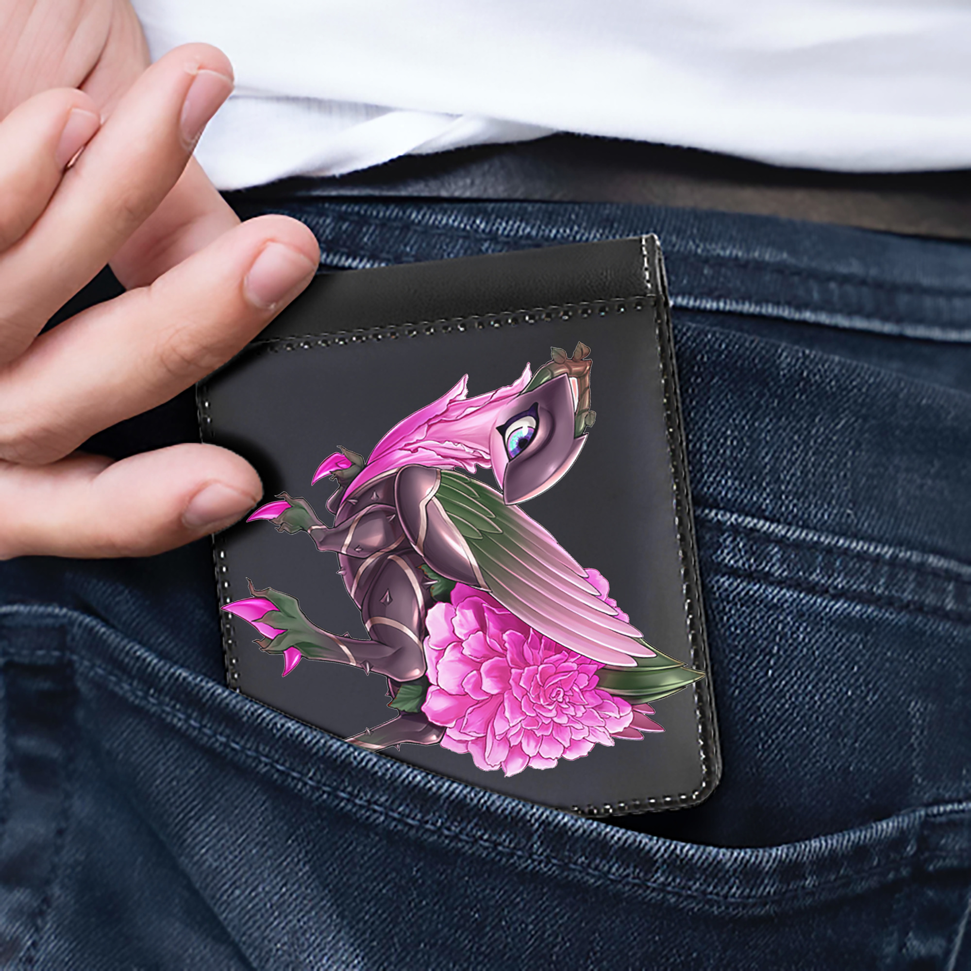 （画像用） 遊☆戯☆王 Yu-Gi-Oh! 二つ折り革財布
